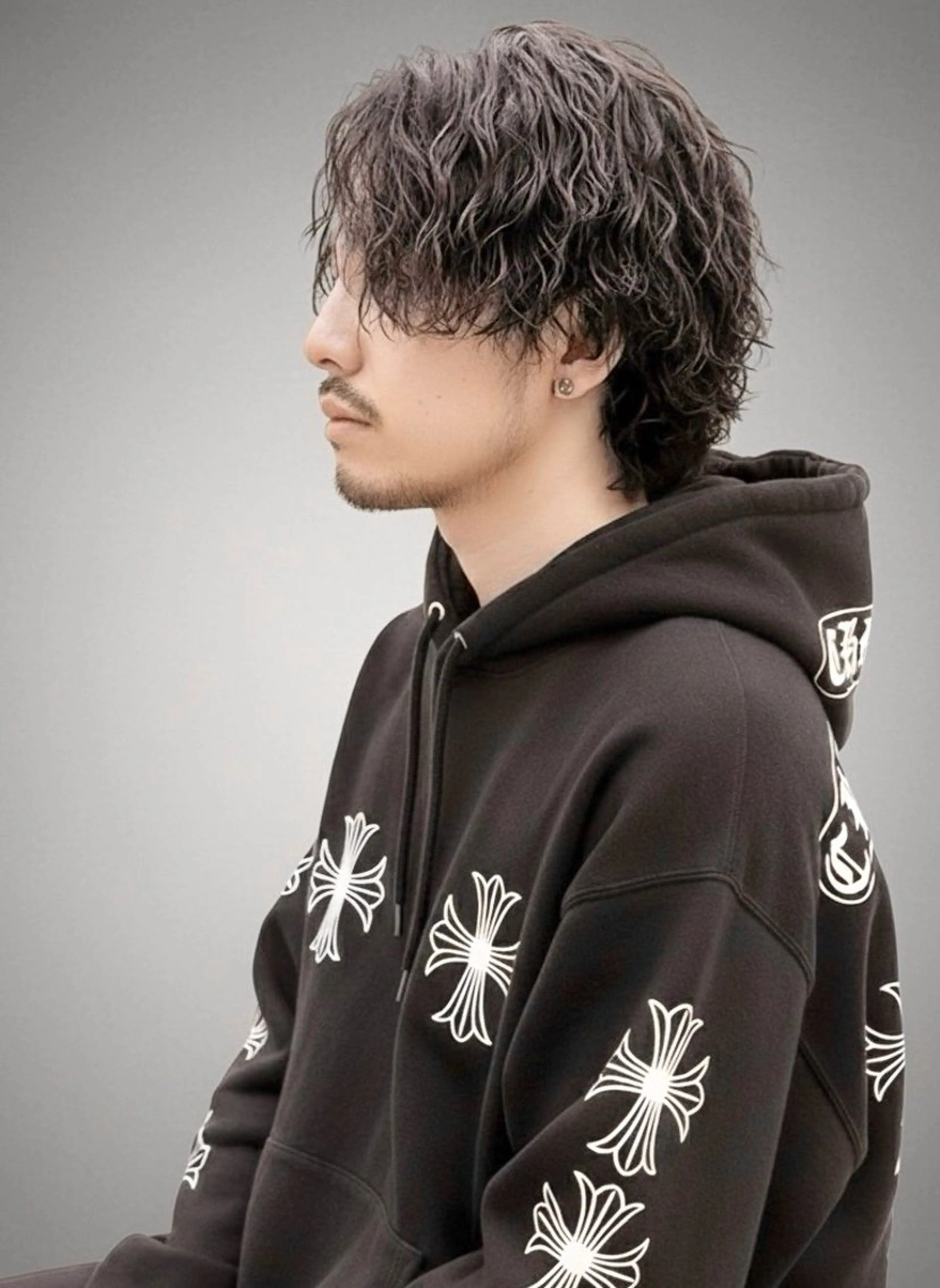 ミディアム パーマ メンズ カット パーマ MEN'S SALON HEAD STOCK大和八木店所属・きょん/メンズパーマ /ツイスパ/メンズのヘアスタイル