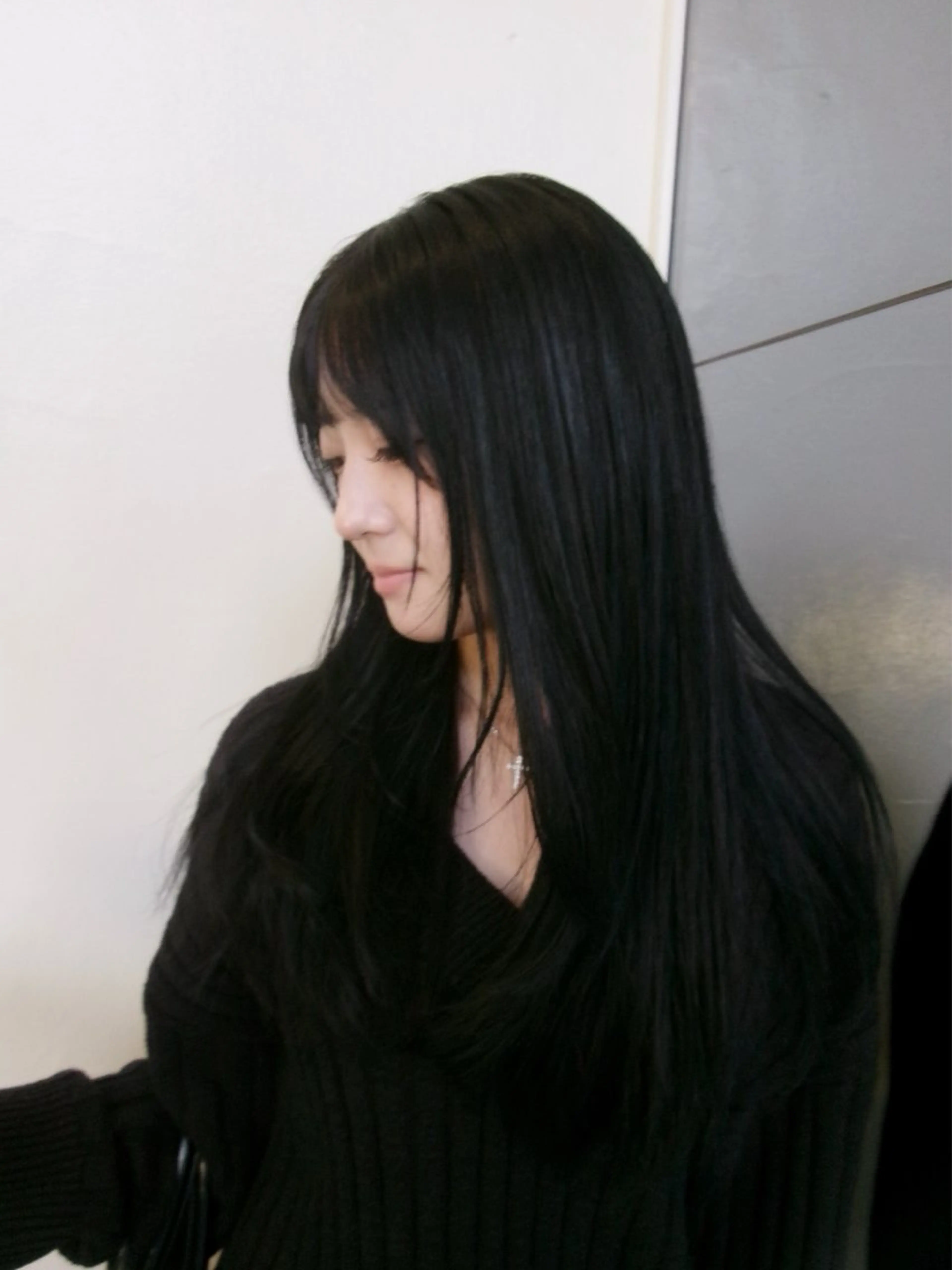 セミロング カット ヘアカラー ニワ/レイヤーカット /透明感カラー💎のヘアスタイル