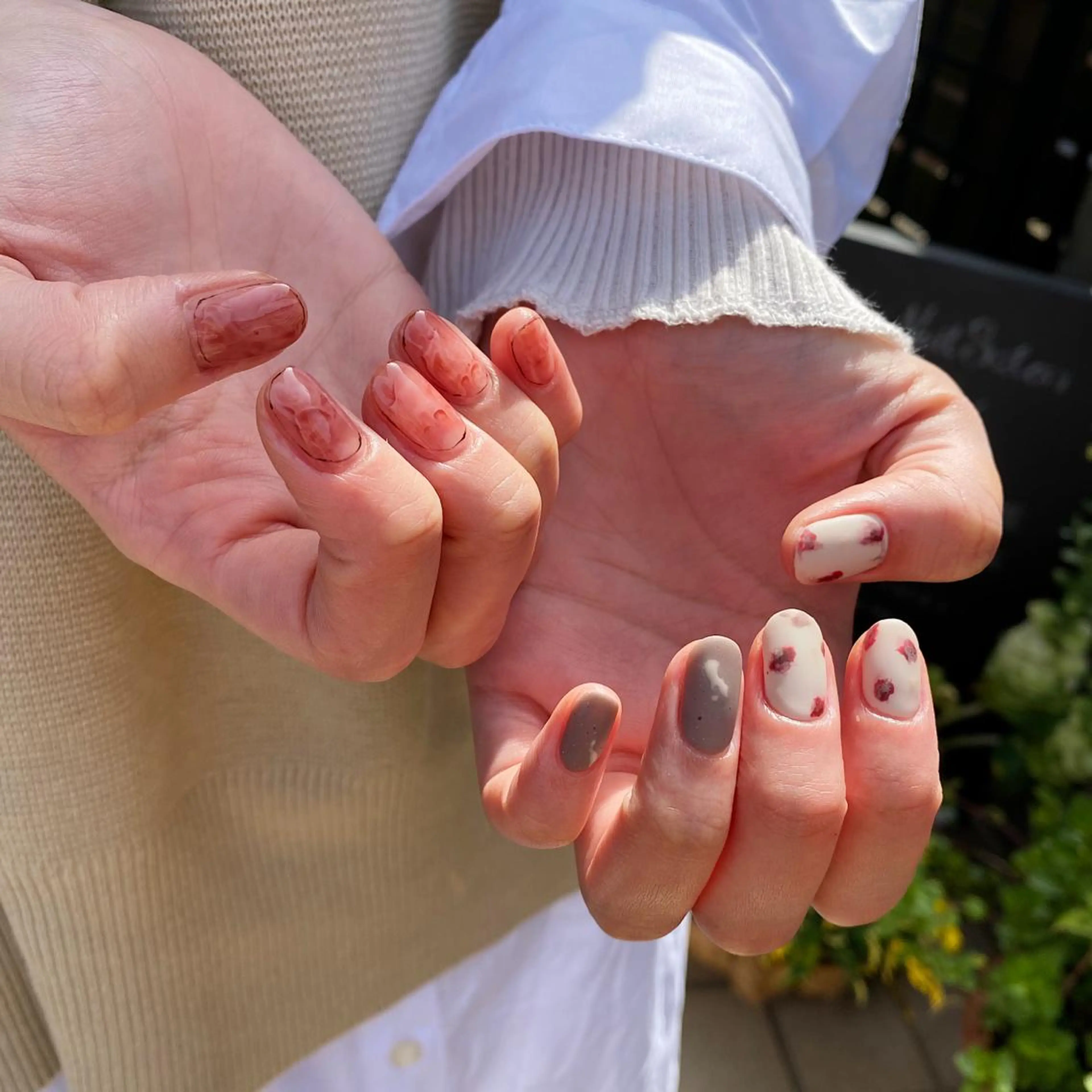 ネイル マットネイル lcoco nailのネイルデザイン