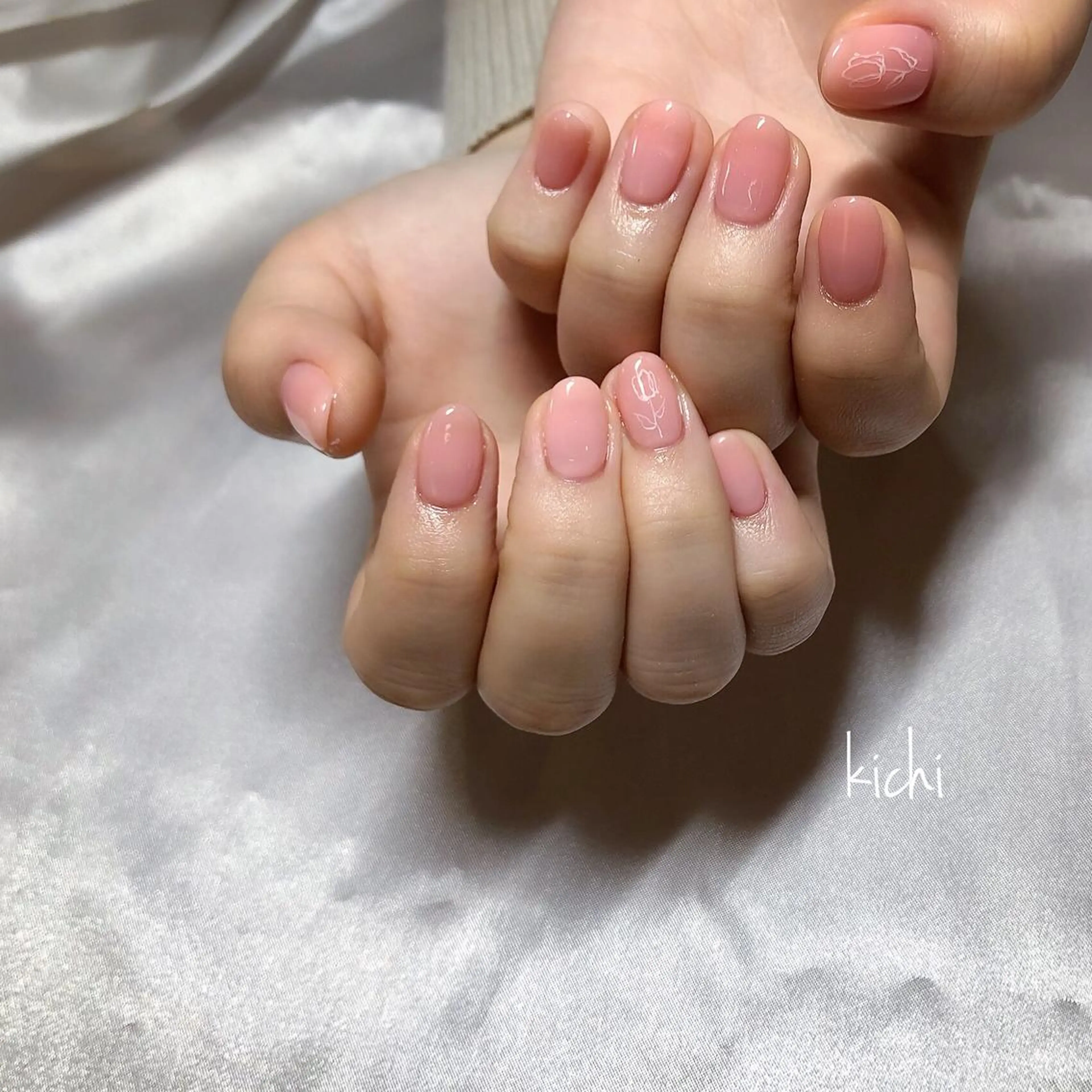 ネイル ハンドネイル フットネイル kichi・:* みじゅのネイルデザイン