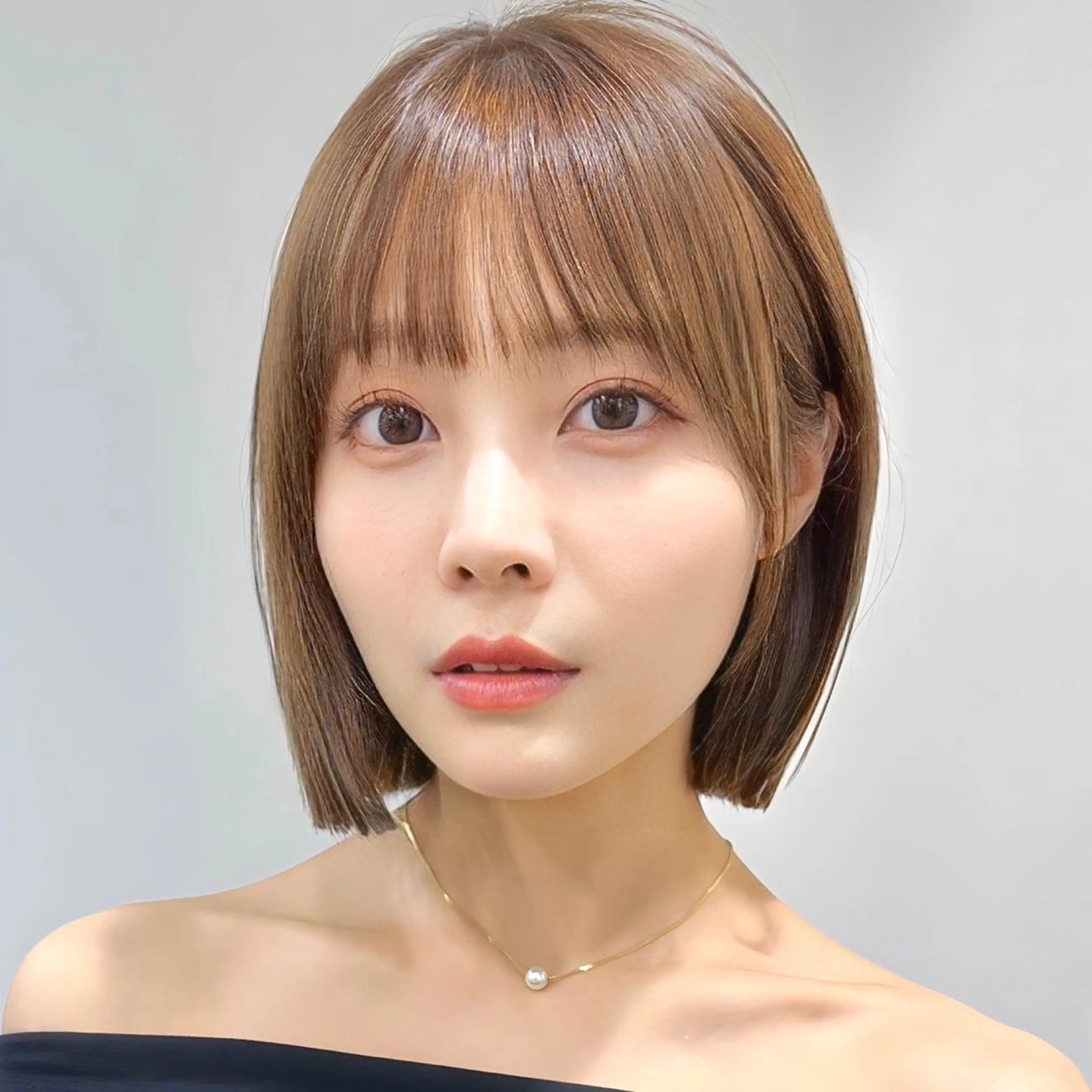 ショート ボブ 韓国風ヘア メンズ特化 刈り上げない/金井のヘアスタイル