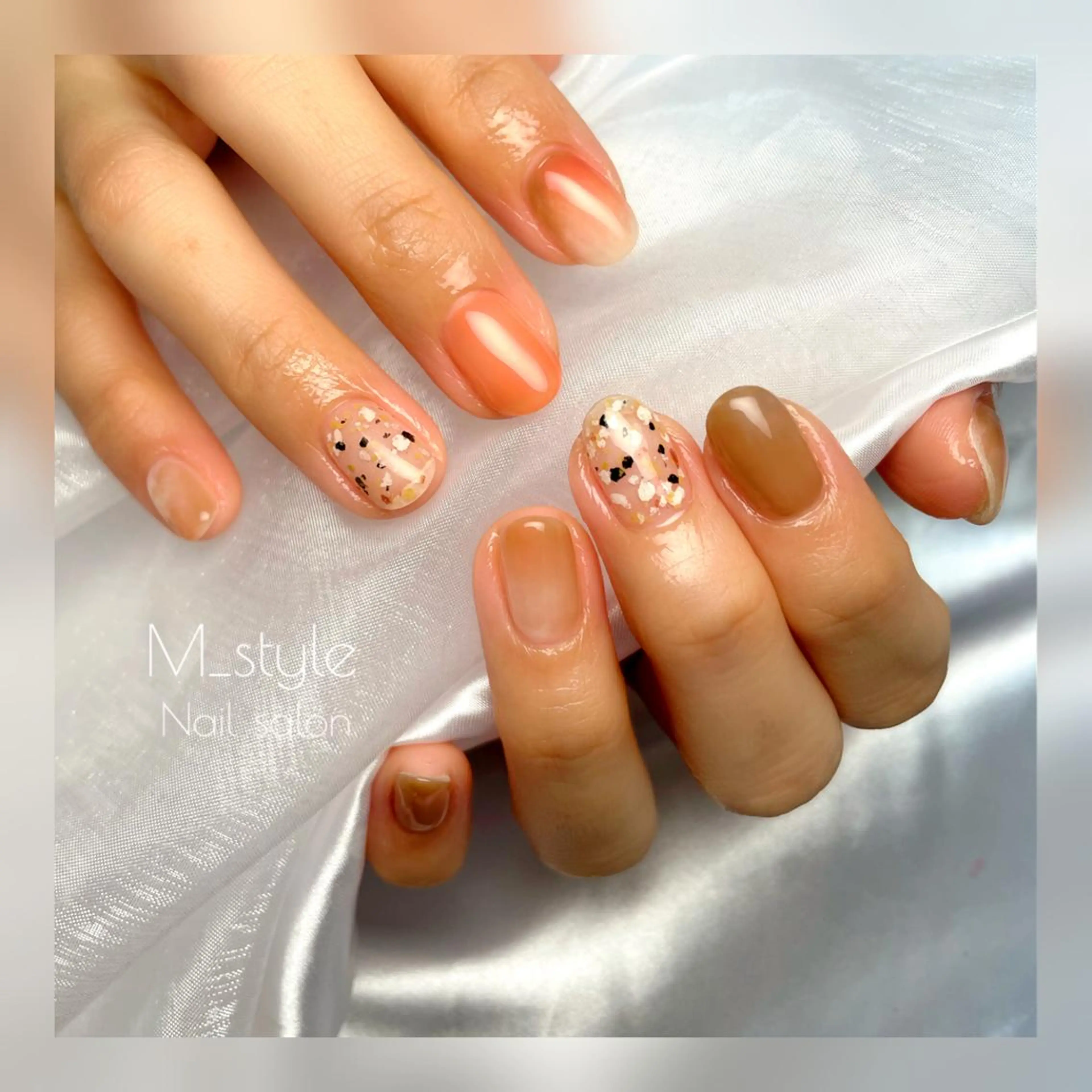 ショート パーマ 下妻市ﾈｲﾙｻﾛﾝ M_styleのネイルデザイン