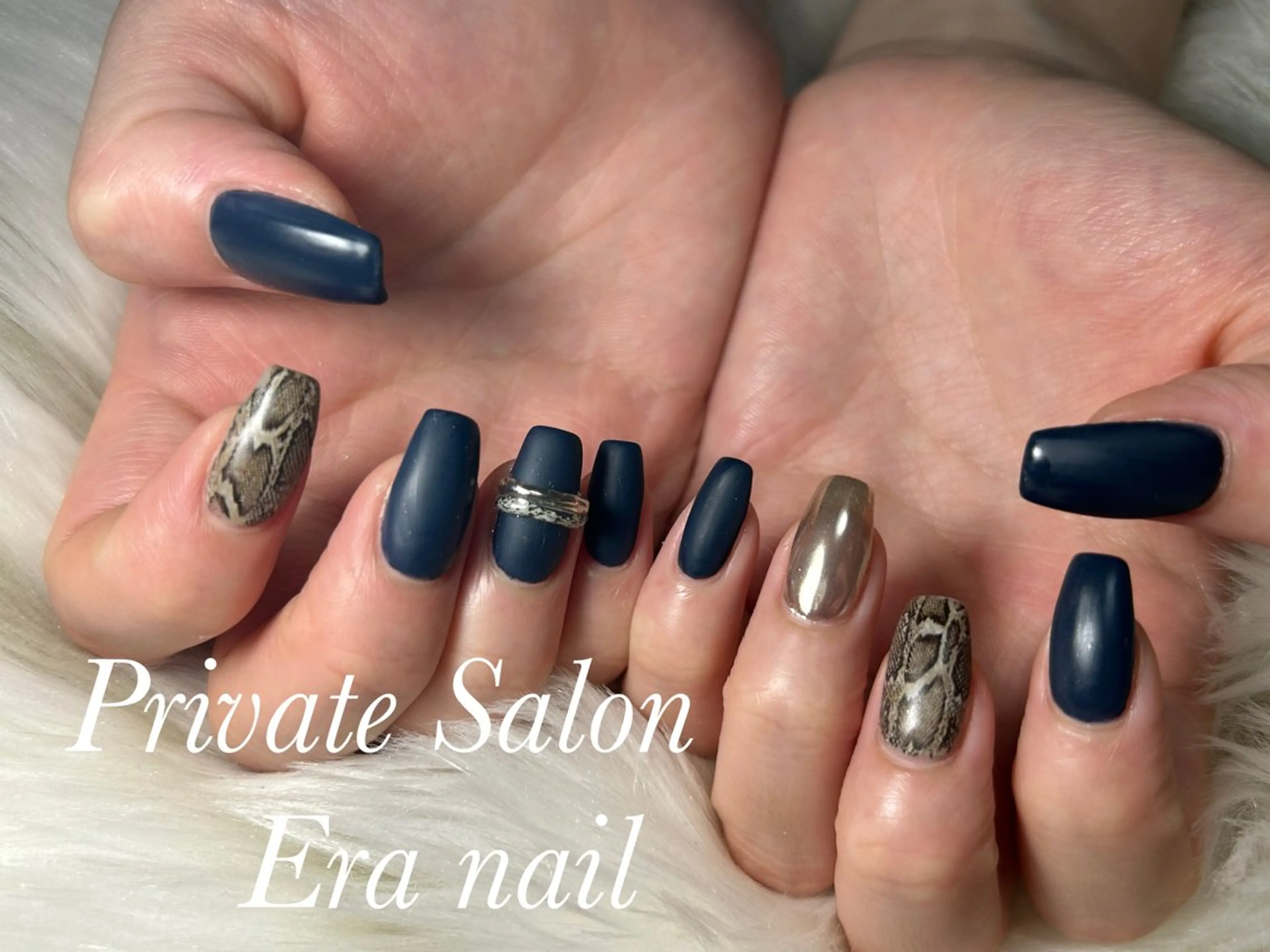 ネイル マットネイル ハンドネイル Era nailのネイルデザイン