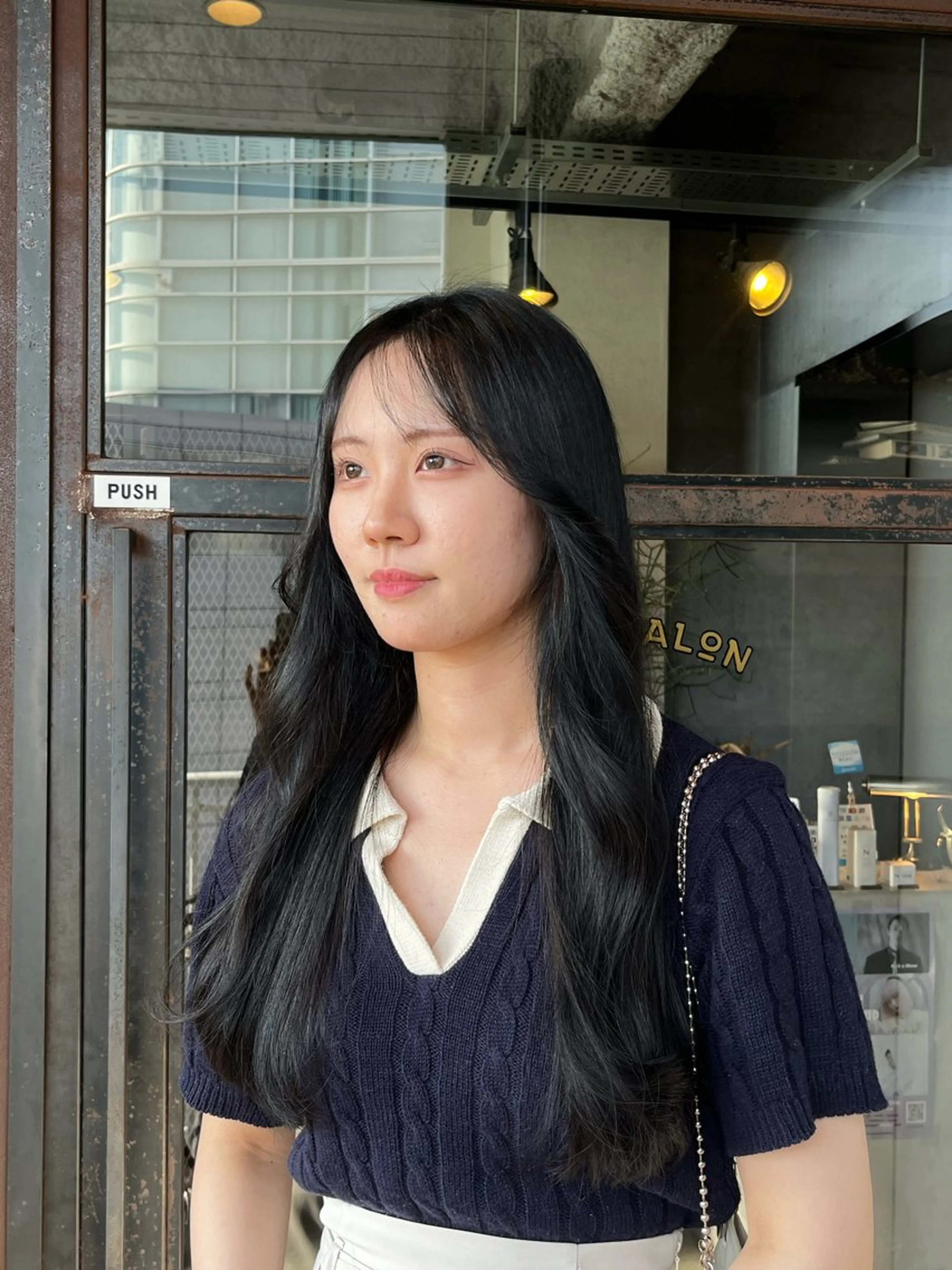 ロング 韓国風ヘア レイヤーカット ヘアカラー トリートメント times salon 栄所属・韓国ヘアスタイリスト Harukaのヘアスタイル