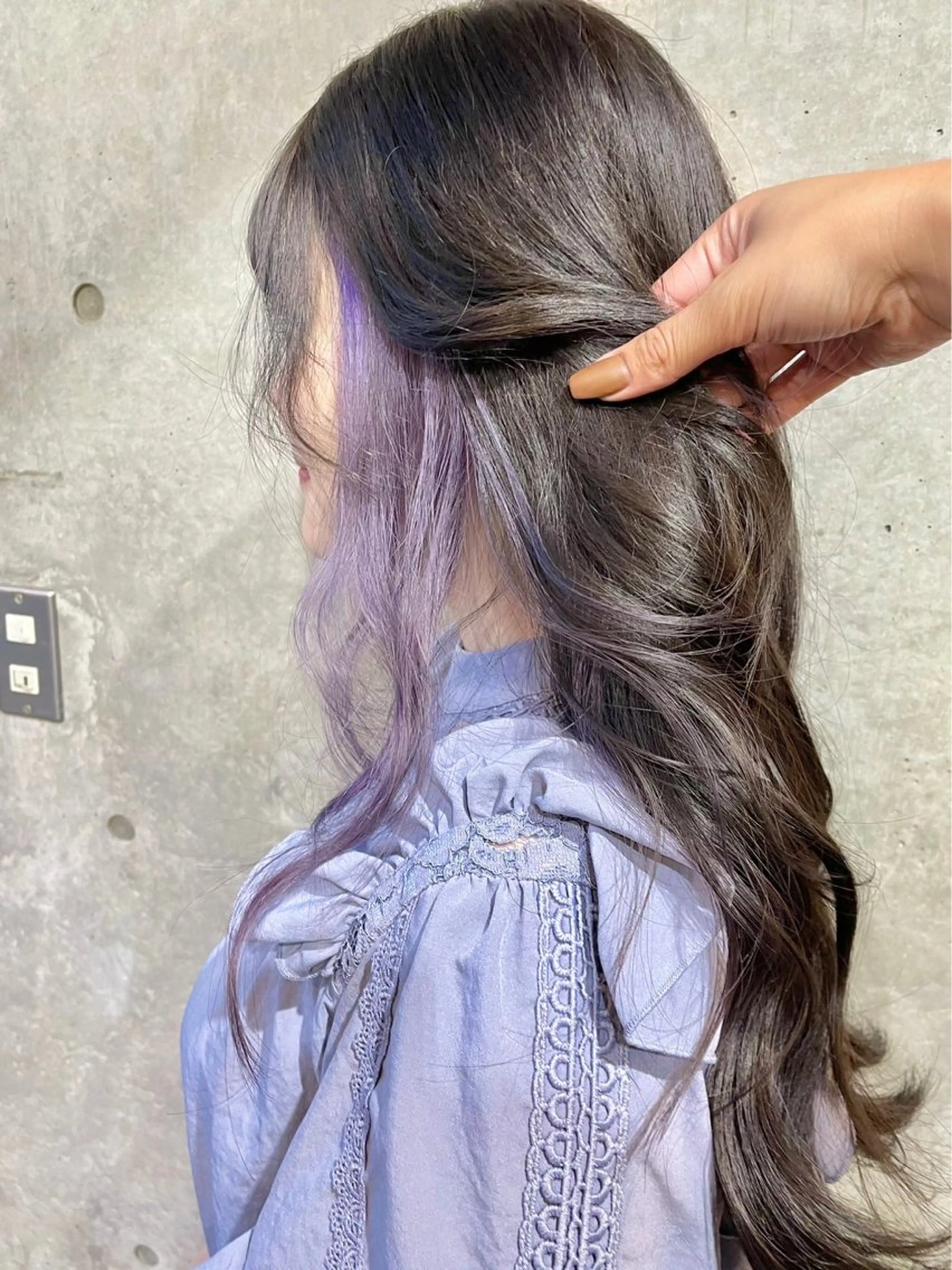 ロング カラー ヘアカラー 🤍透明感カラー ソメヤナナ 🤍のヘアスタイル