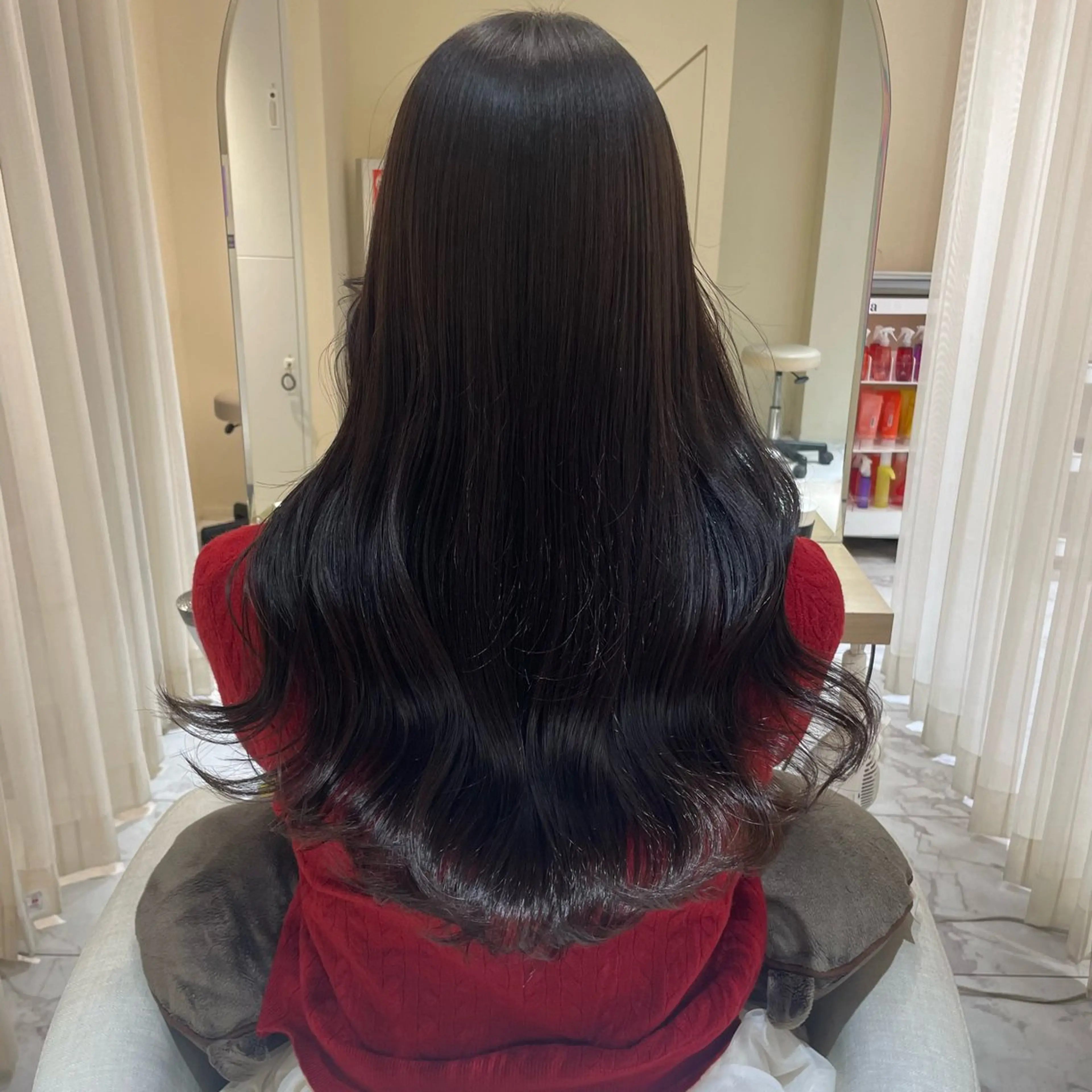 ロング youres hair 日吉所属・マホ ꕀワンホンꕀガーリーのヘアスタイル