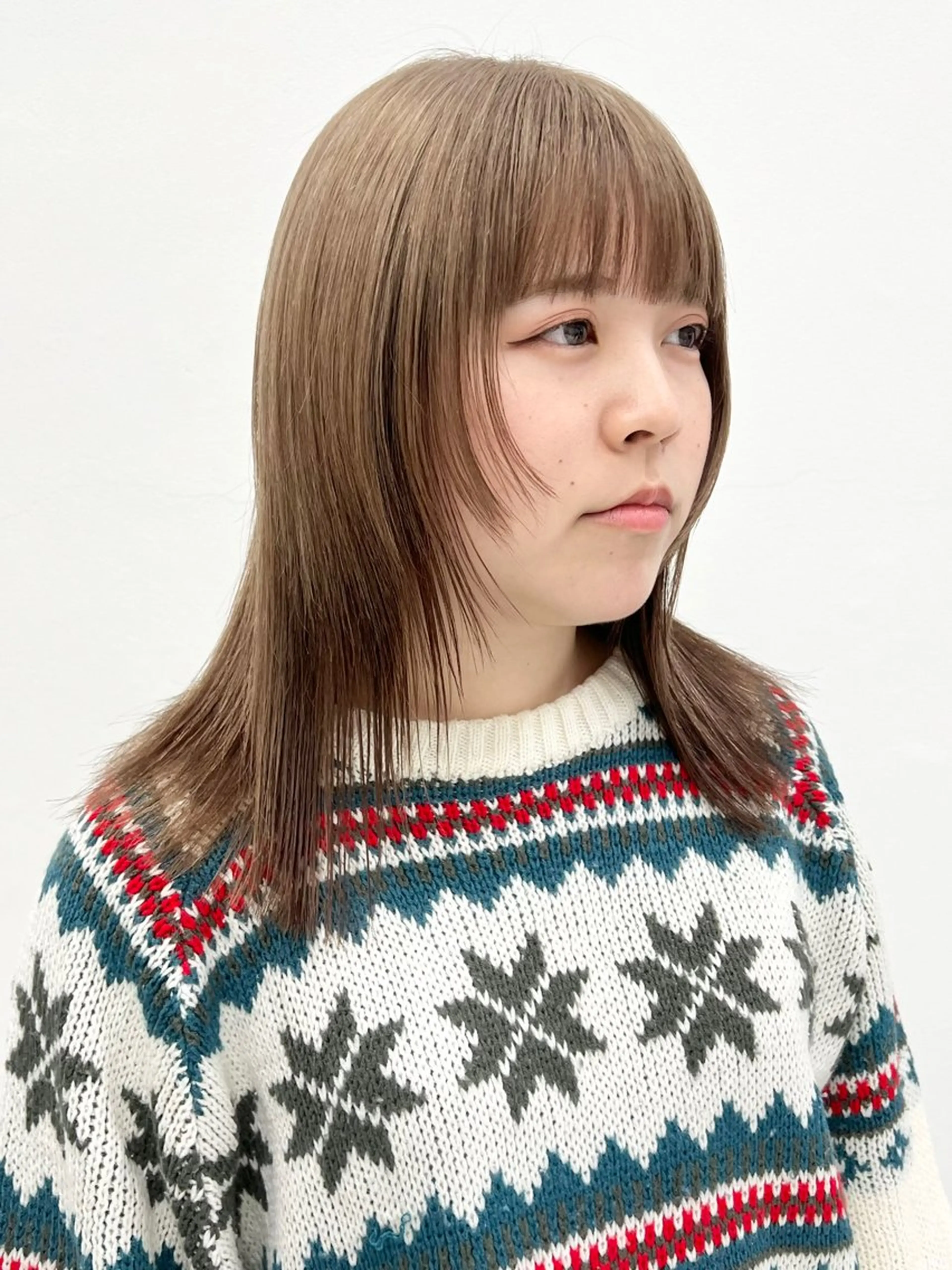 ミディアム カラー カット ヘアカラー トリートメント HARU//原宿🤍 リピート率NO.1のヘアスタイル