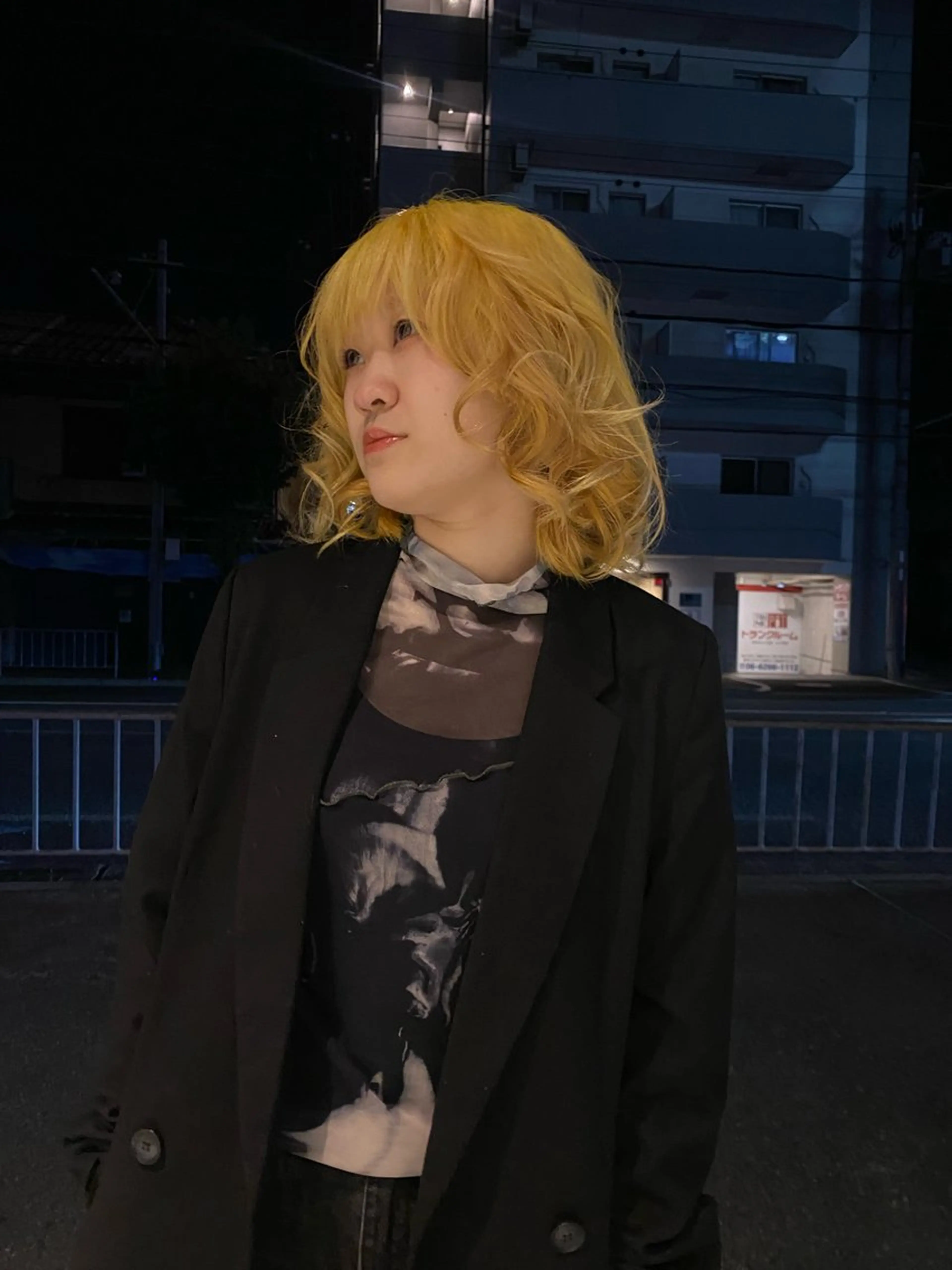 セミロング ヘアカラー レイヤーカット/ ダブルカラー/櫻井のヘアスタイル