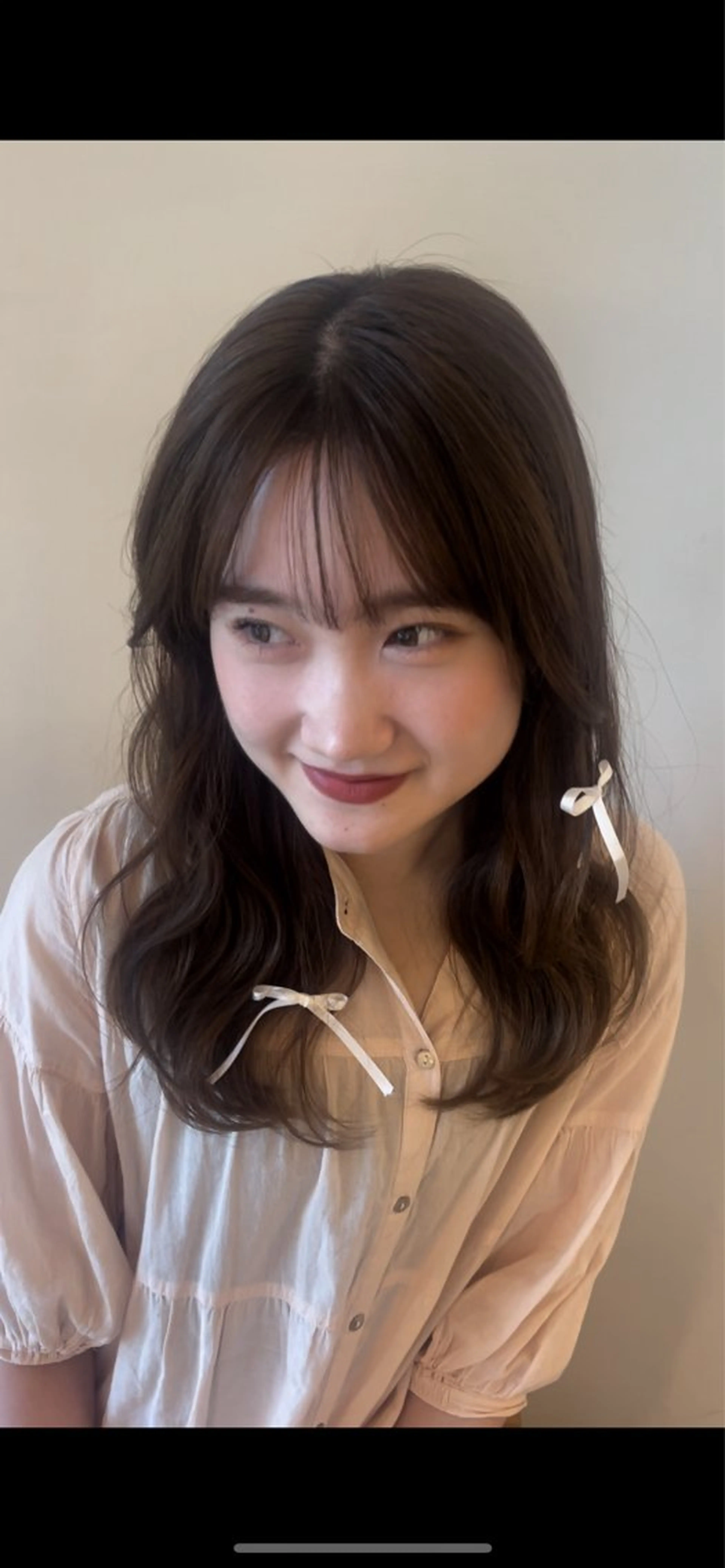 セミロング カラー ヘアアレンジ ✴︎ミツマ ハルナ✴︎のヘアスタイル
