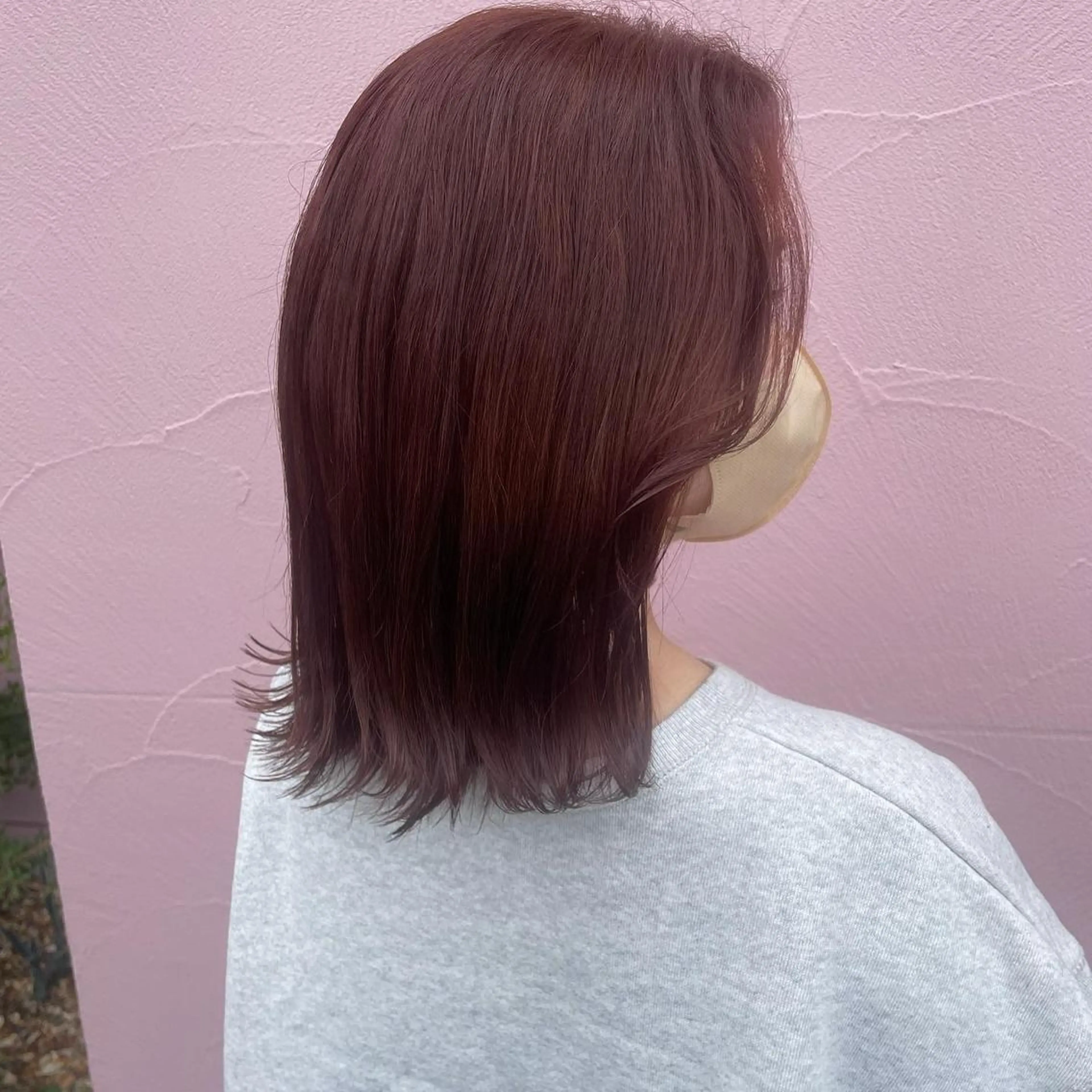 カラー カット ヘアカラー トリートメント ひなた 艶カラー/渋谷のヘアスタイル