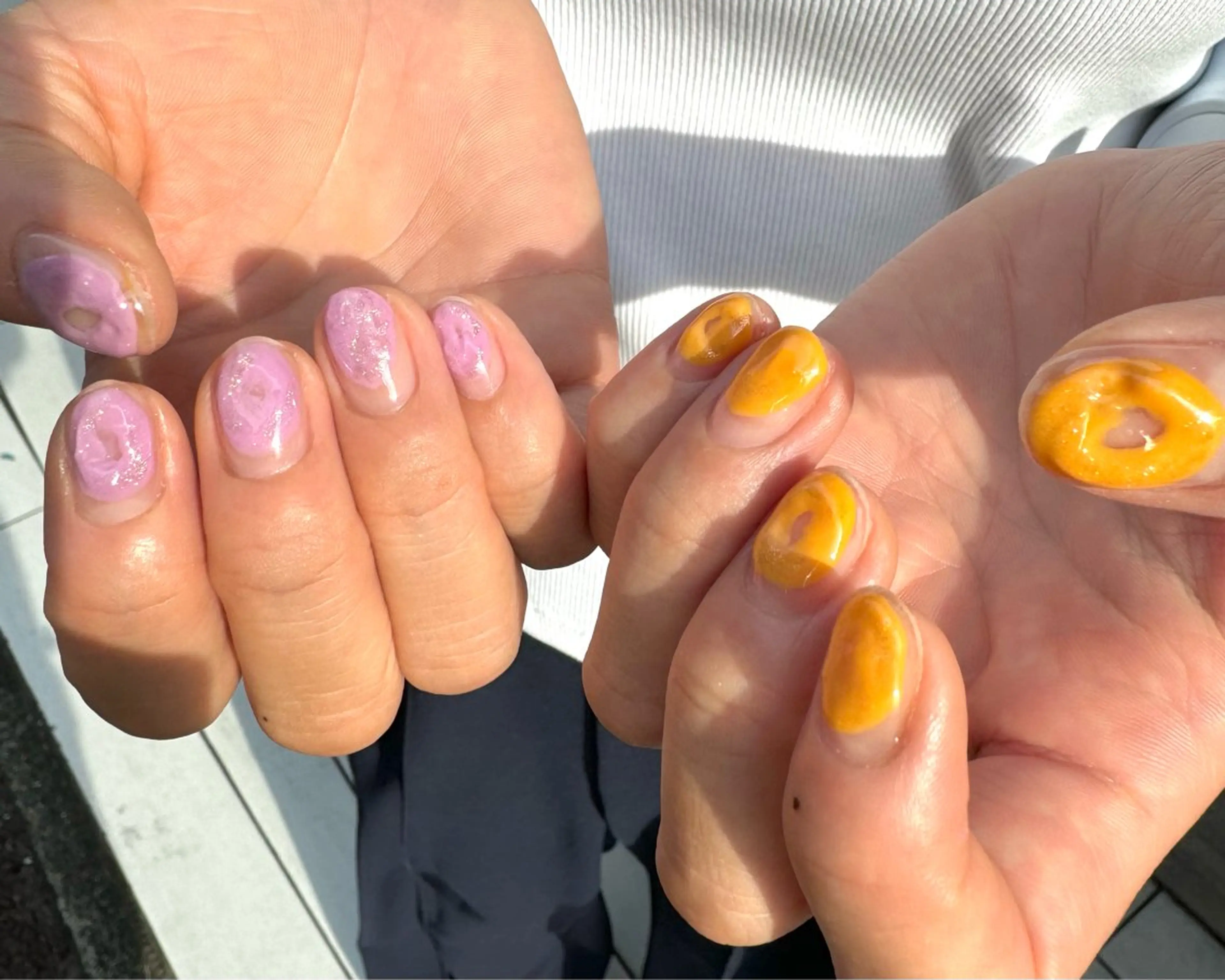 ネイル クリアネイル ハンドネイル 🌺🌴N. Rita🥥のネイルデザイン