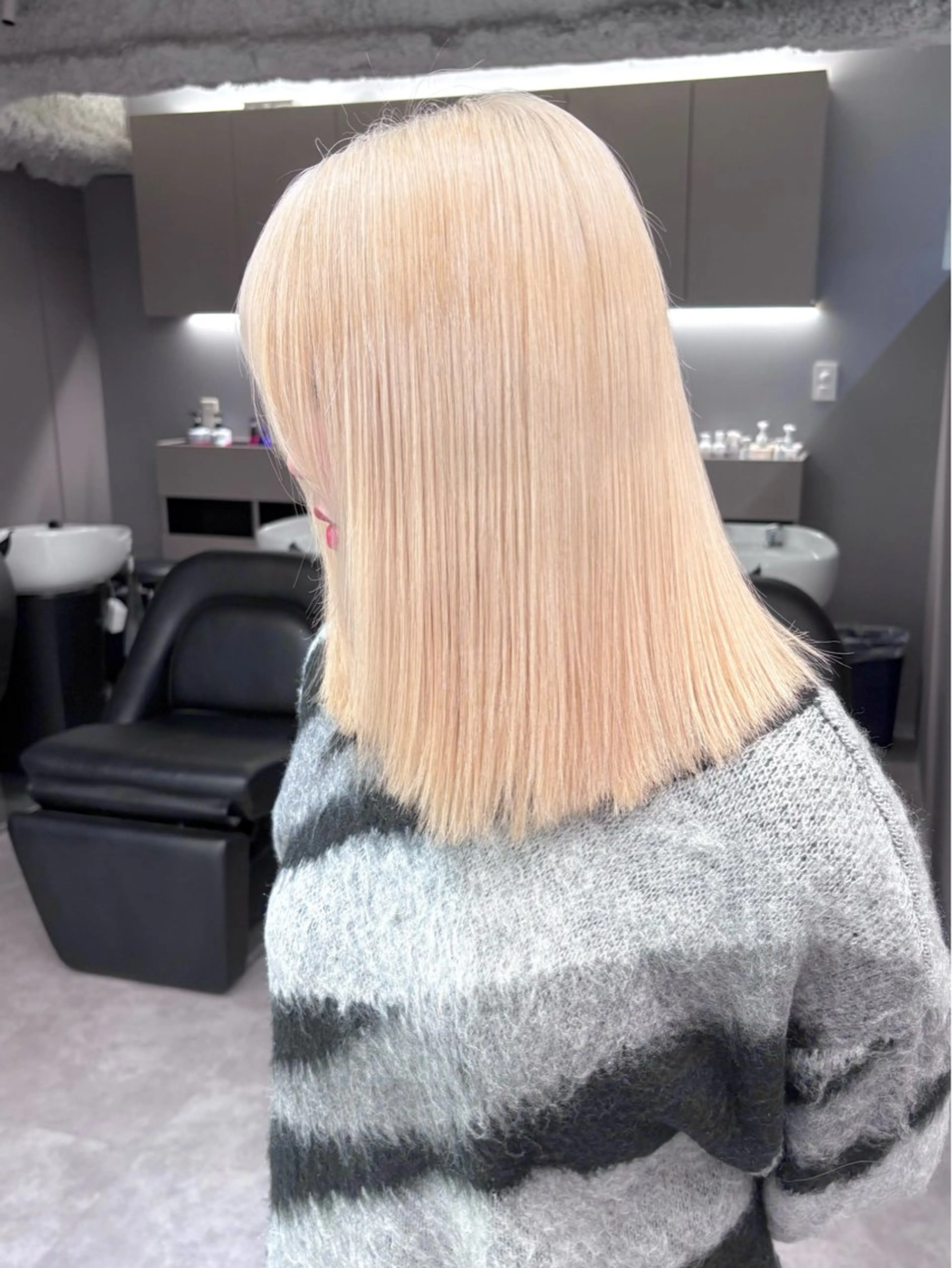 ミディアム カラー ヘアカラー ukyo/透明感 カラー/ハイライトのヘアスタイル