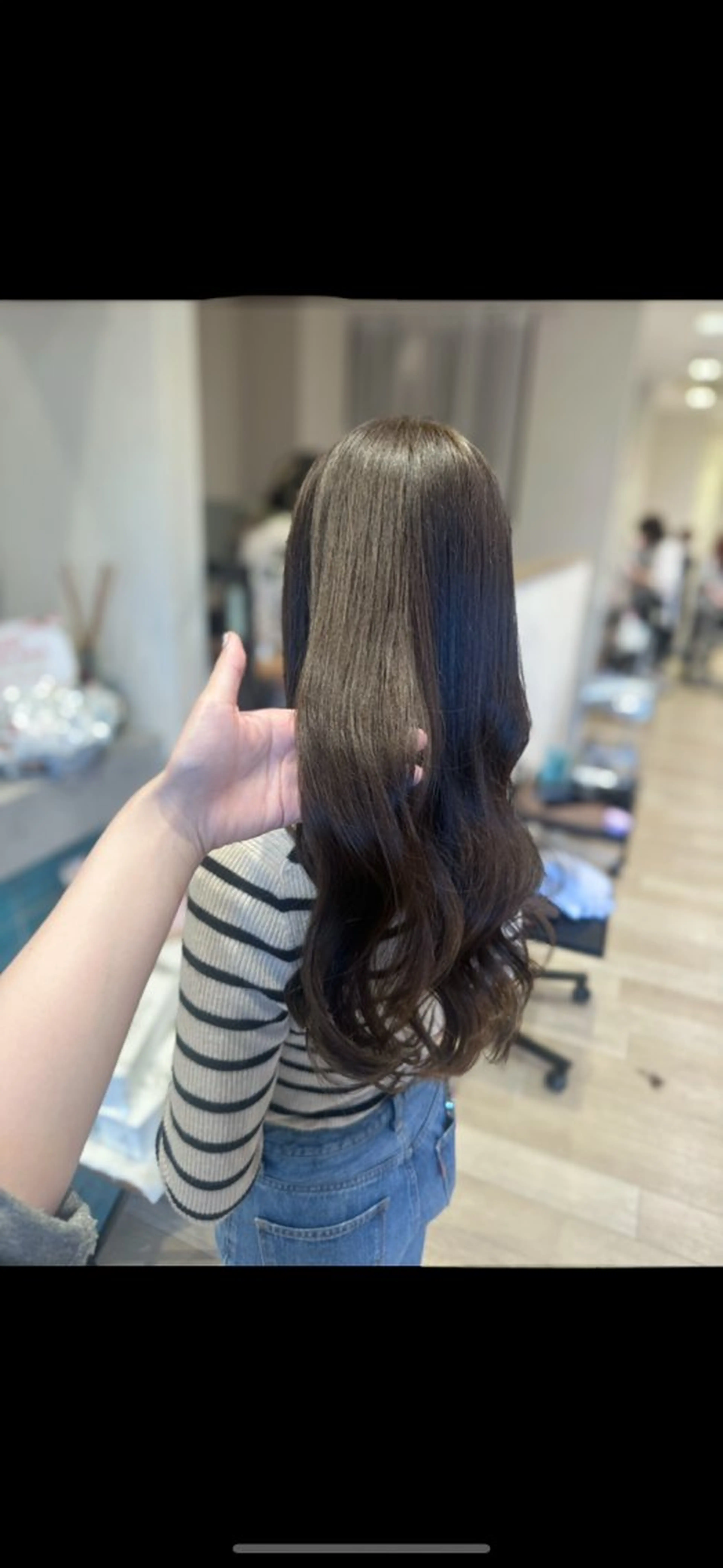 ロング カラー ブリーチ ダブルカラー ブリーチなしカラー ヘアカラー トリートメント ブリーチなしカラー RURI🩵のヘアスタイル