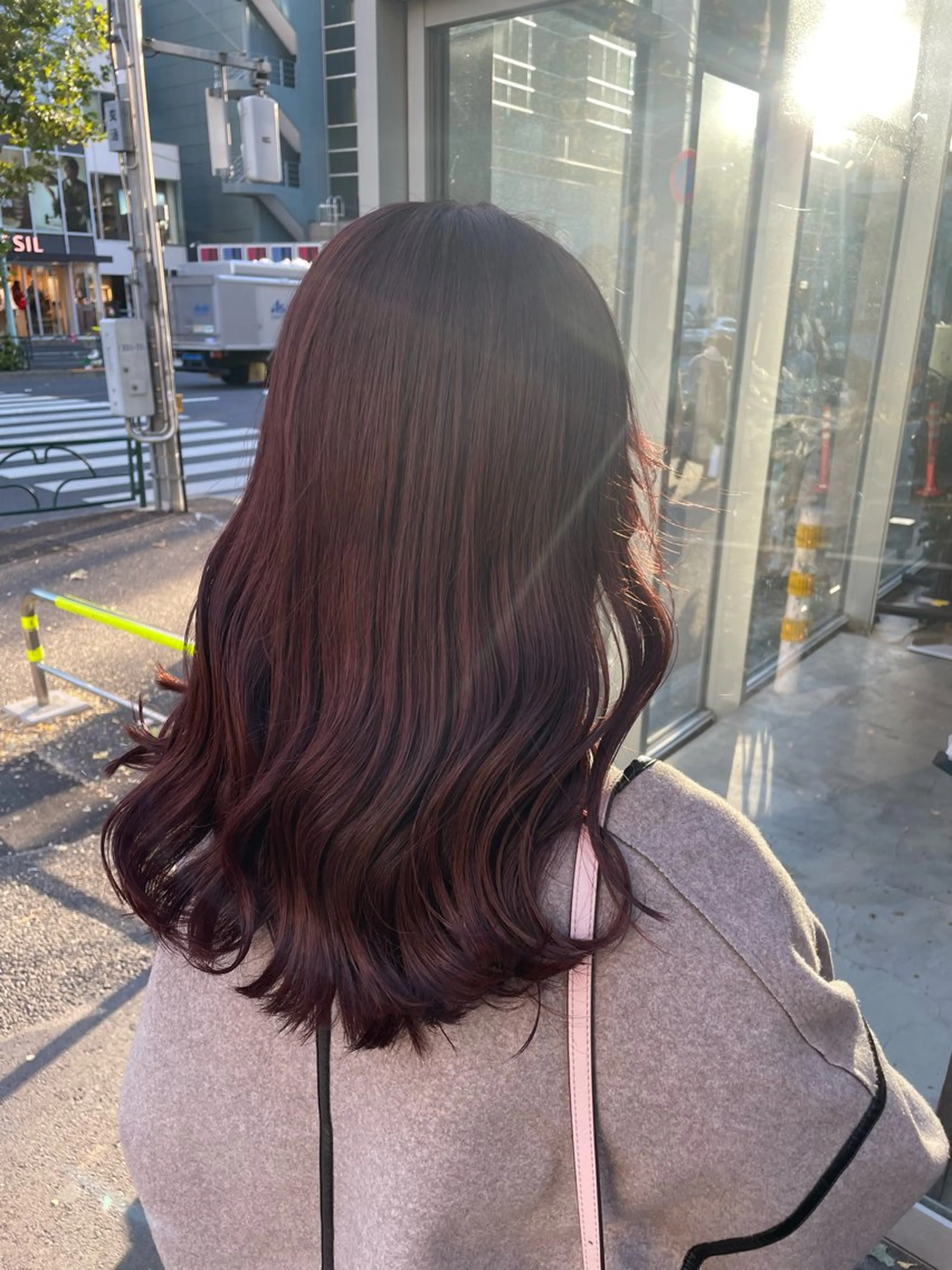 セミロング うる艶カラー🍓 モデル募集🍓海音のヘアスタイル