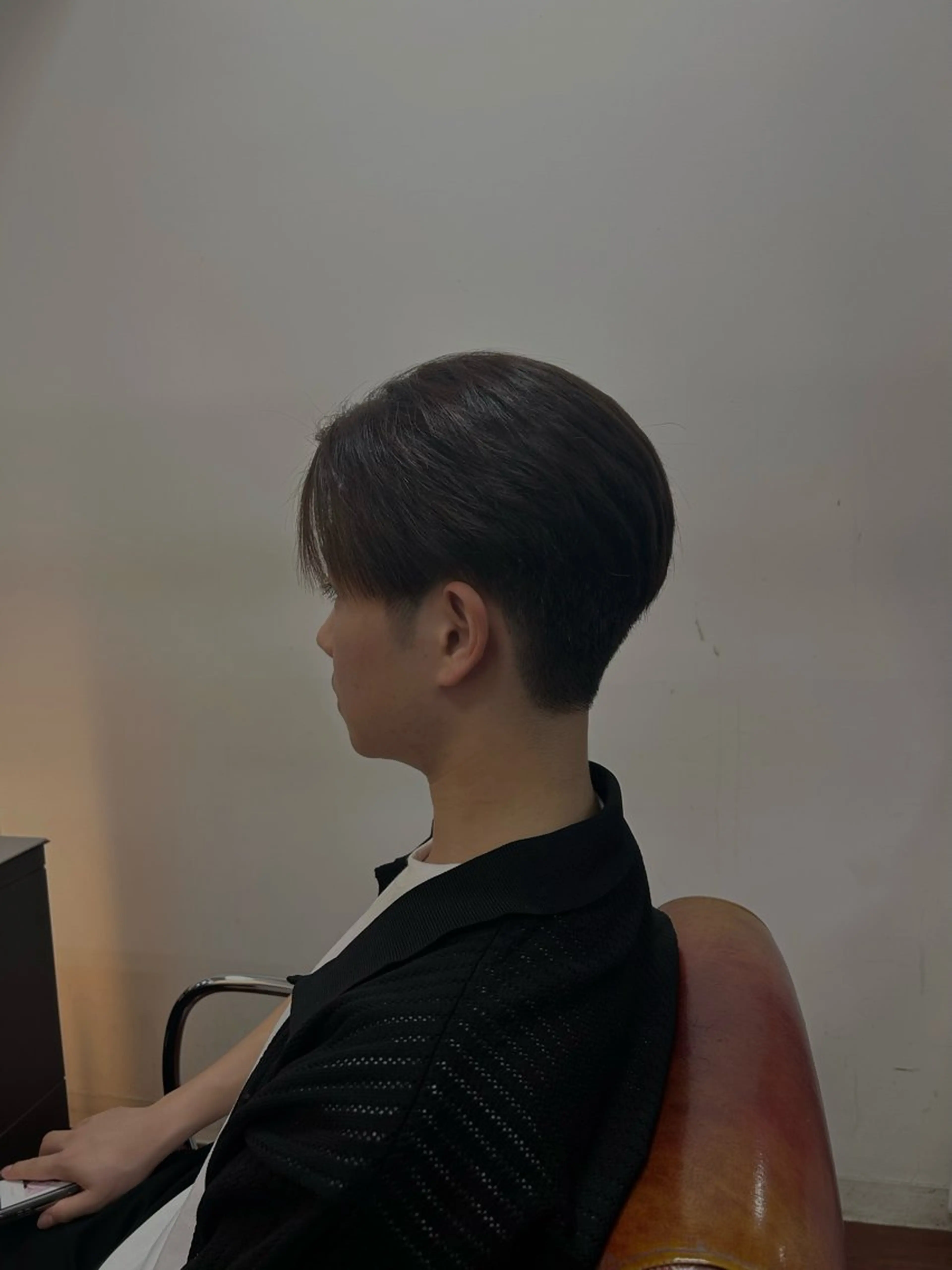 メンズ センターパート 刈り上げ hairmake　ATENA所属・大畑 拓翔のヘアスタイル