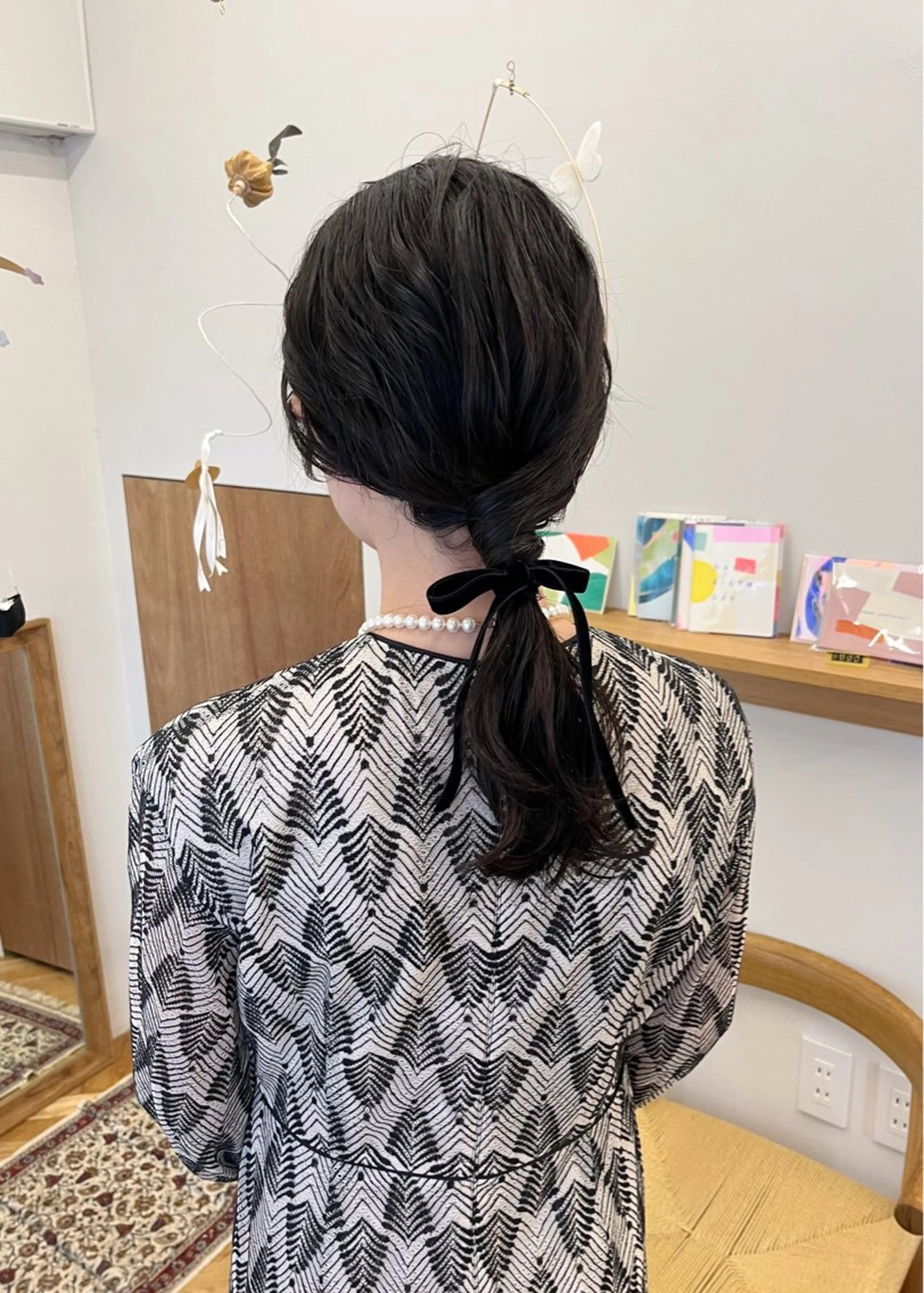 ミディアム ヘアアレンジ 成人式 結婚式・ブライダル 卒業式のヘアスタイル ヘアセット 西山 紗耶香🪽 透明感カラー/ボブのヘアスタイル