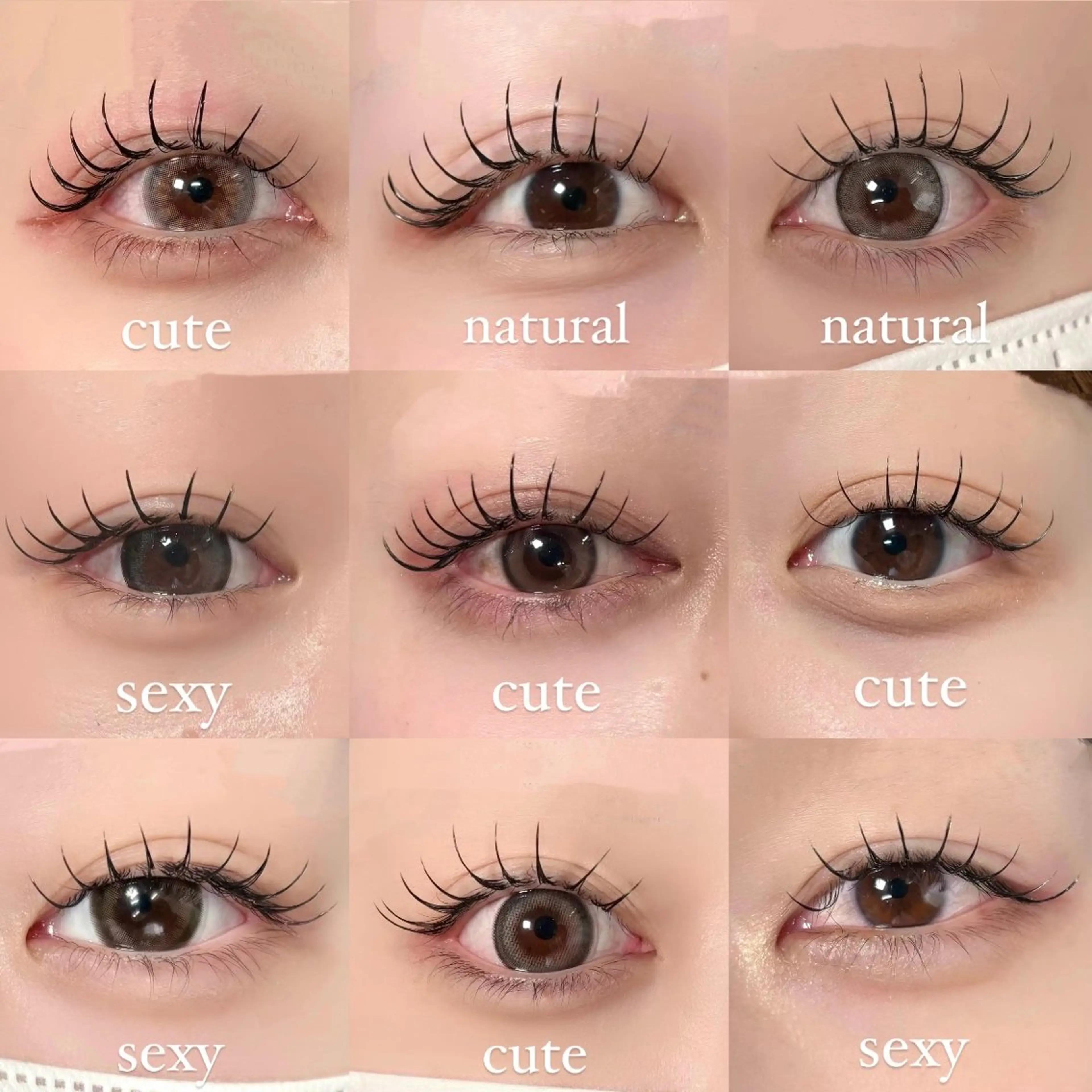 マツエク・マツパ 坂本 虹海のマツエク・マツパデザイン