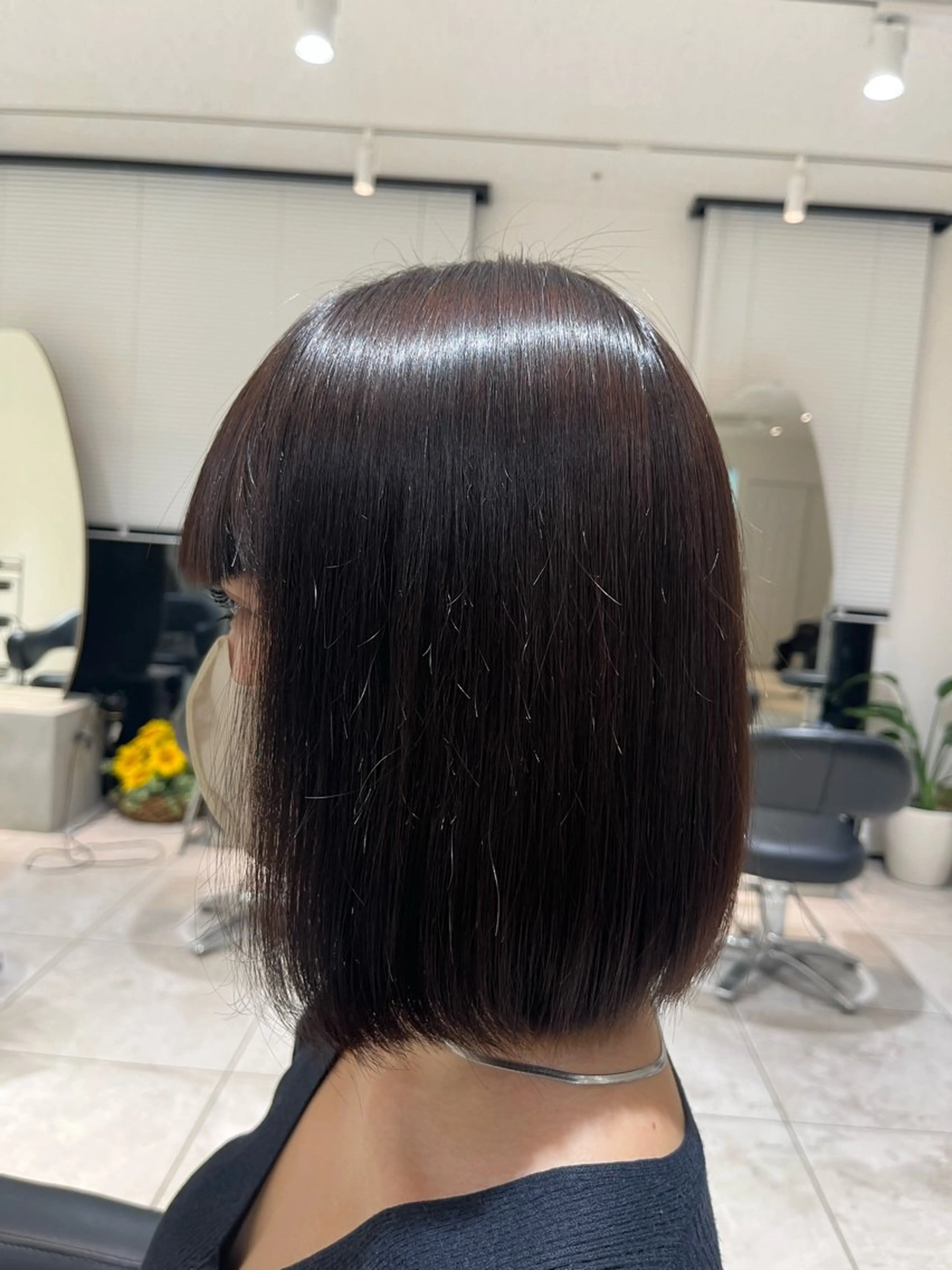 ショート パーマ 縮毛矯正 🫧美髪縮毛矯正🫧 横山 遥のヘアスタイル