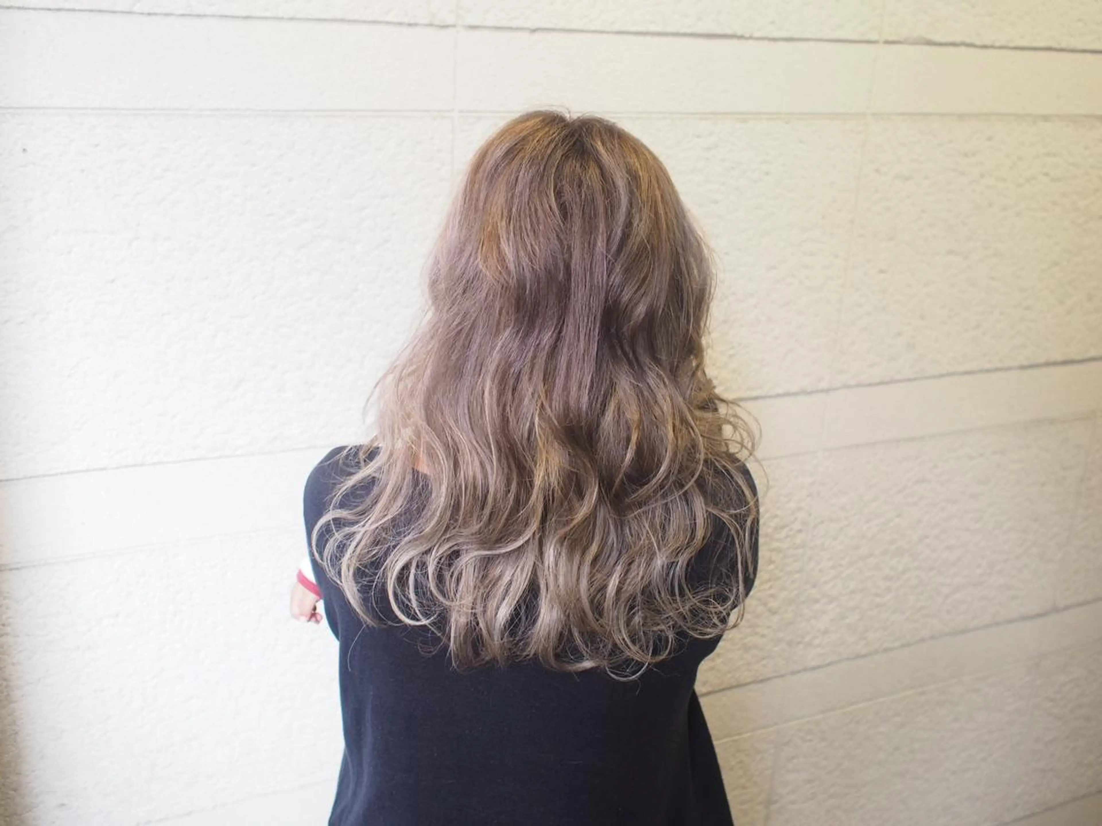 セミロング カラー ヘアアレンジ alpha. カラーエクステ下妻のヘアスタイル