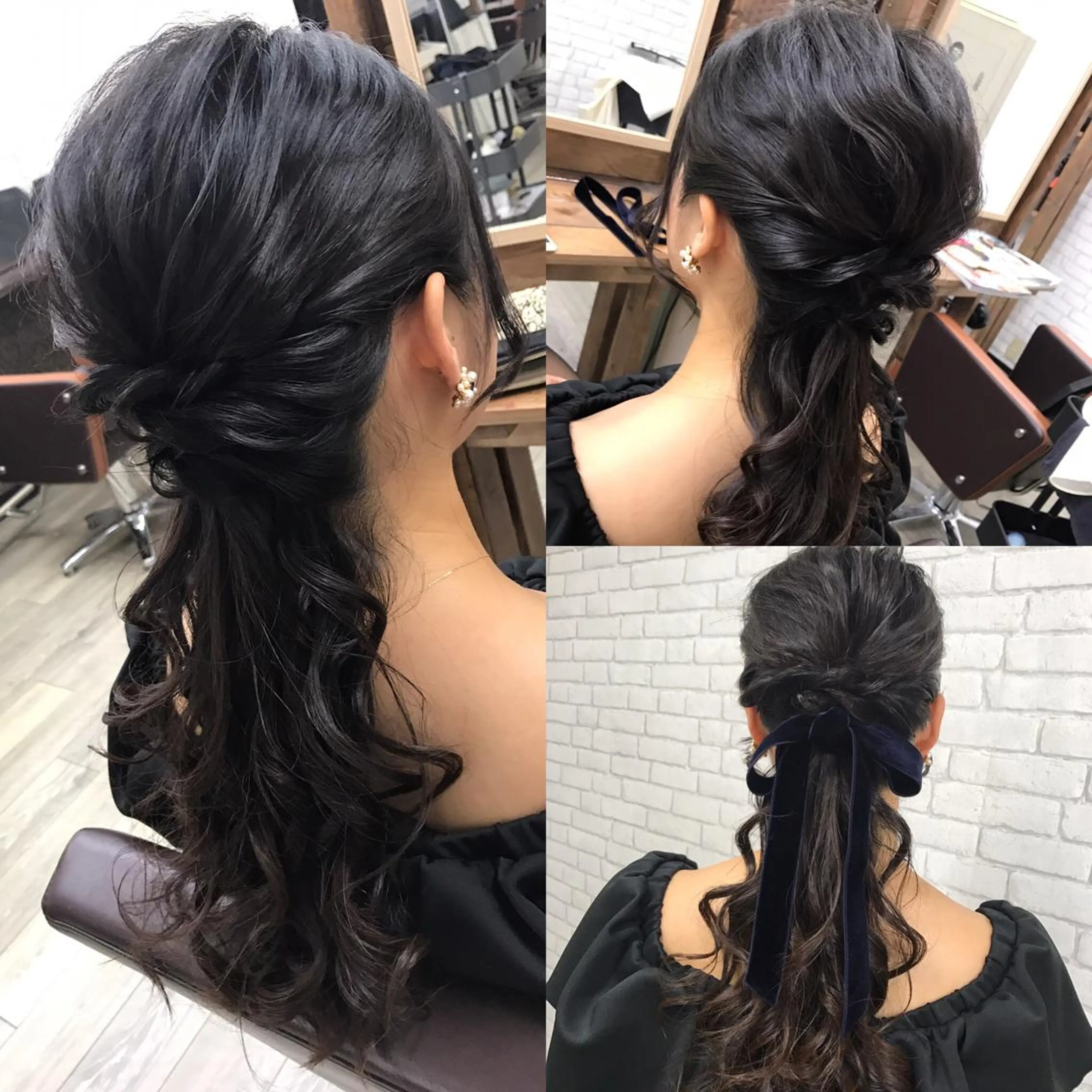 ロング ヘアアレンジ ハーフアップ beauty salon　Atora所属・大賀 海夕の眉毛・アイブロウイメージ