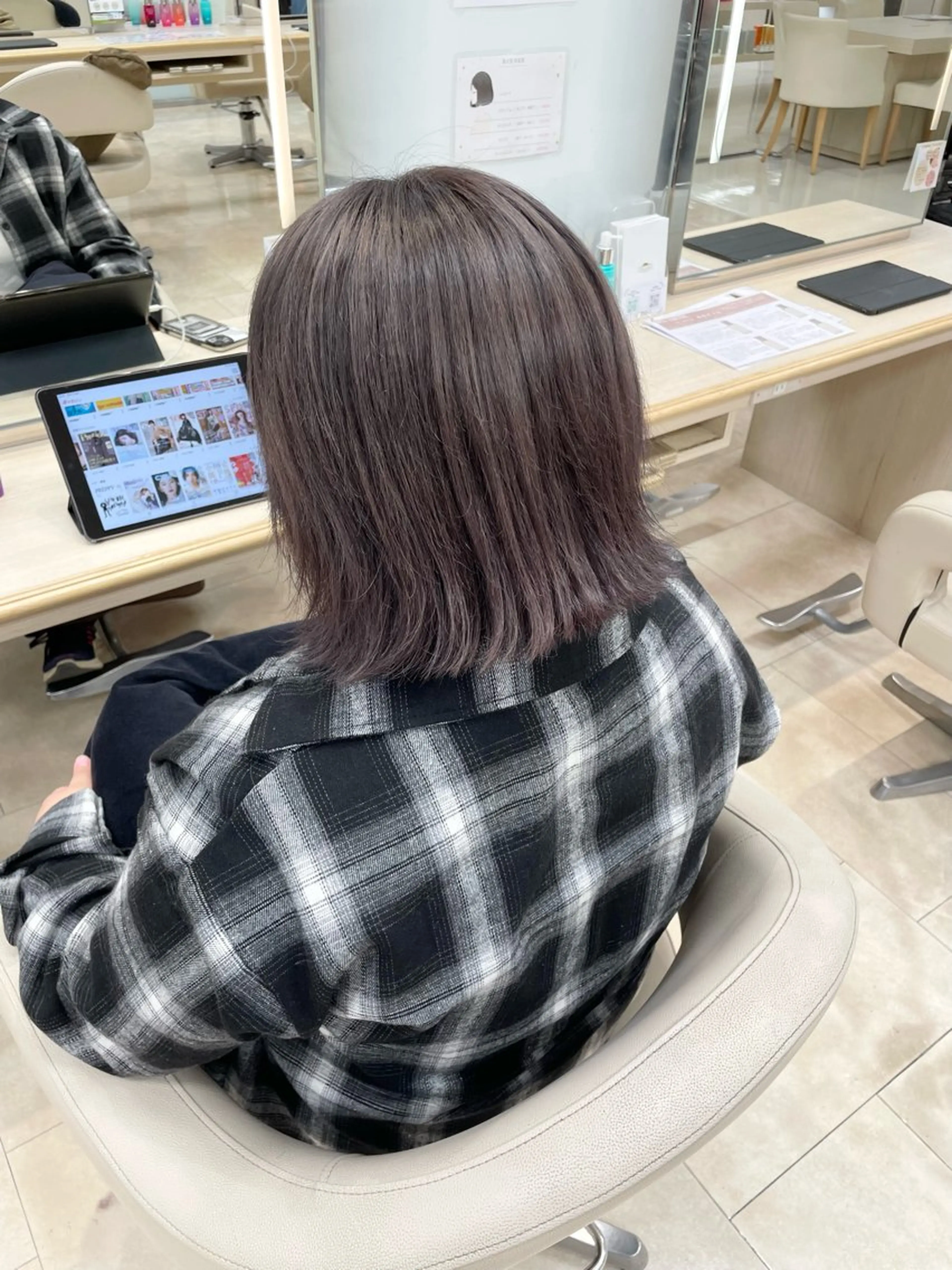 ミディアム カラー ボブのスペシャリスト ·˖Reika·˖✩のヘアスタイル