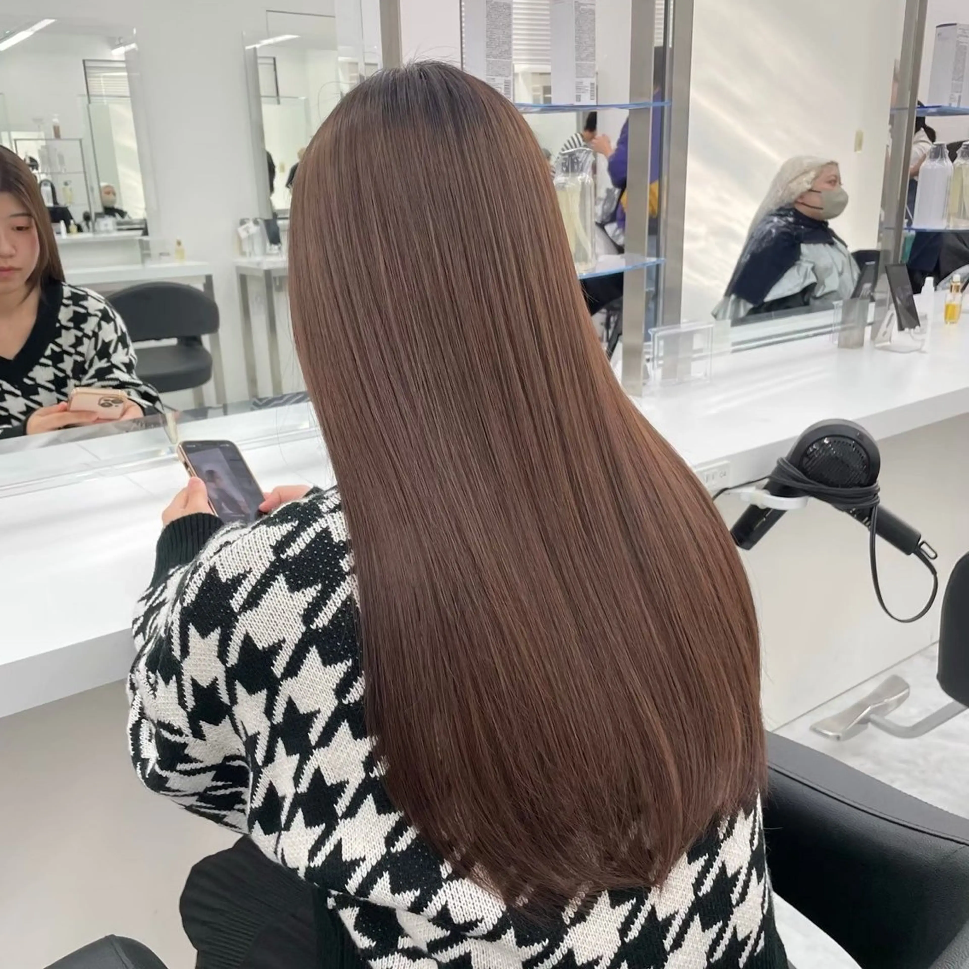 ロング トリートメント ヘッドスパ ヘアセット 透明感ハイトーン☁️ 斗和🫧天神のヘアスタイル