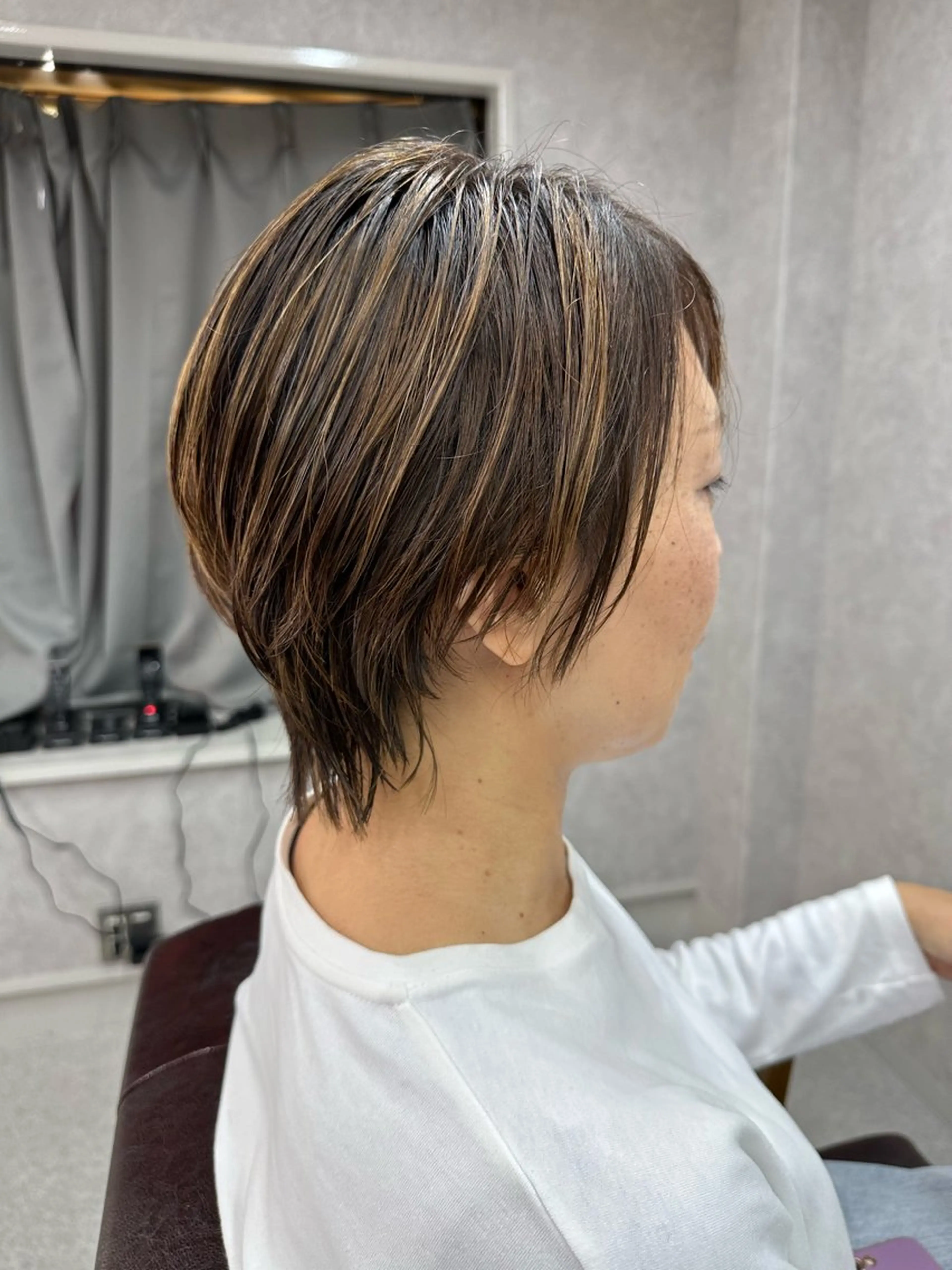 ショート カラー カット ヘアカラー トリートメント Lien 深井店のヘアスタイル