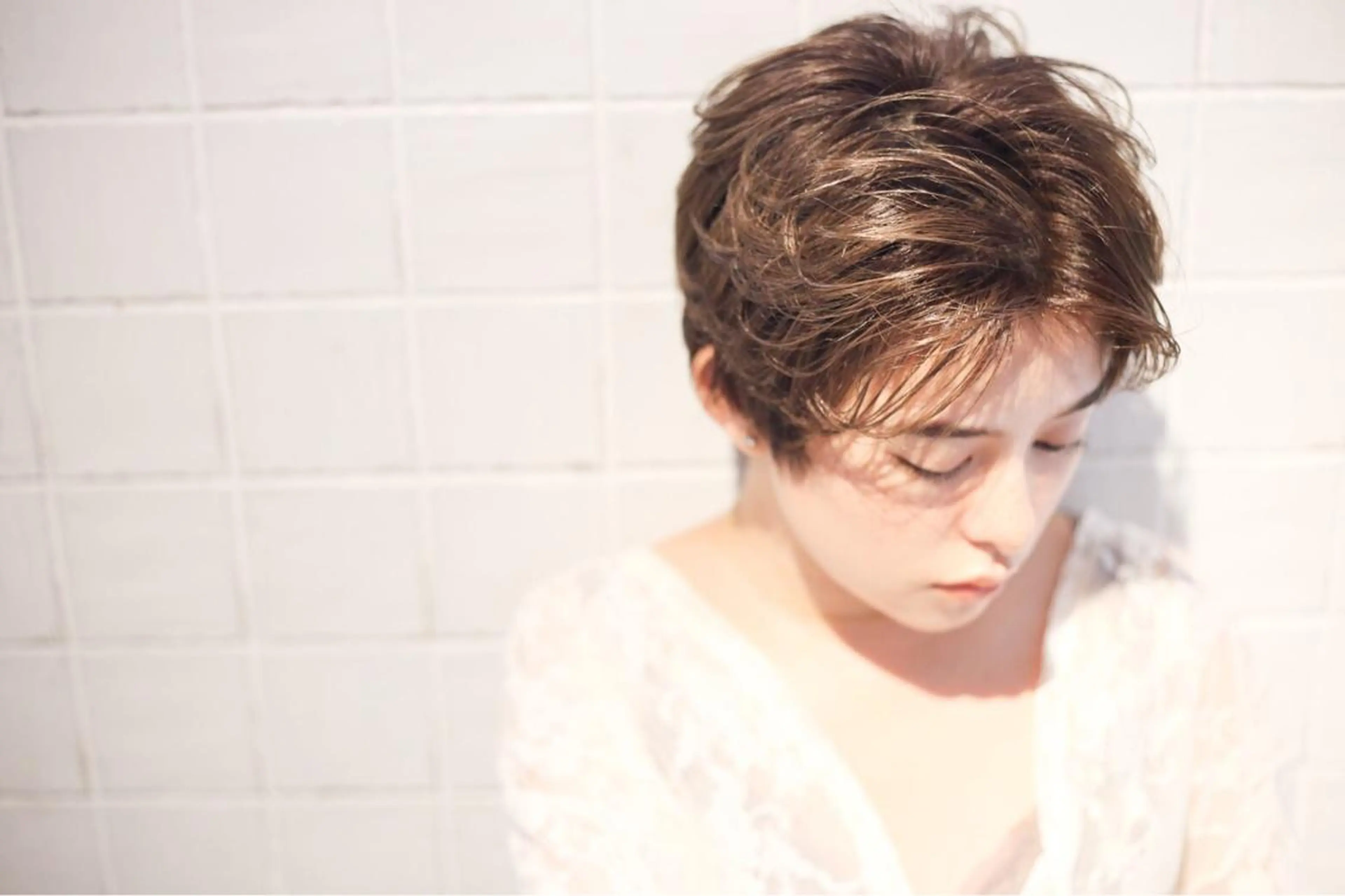ショート カラー 再現度&髪質改善 LISAのヘアスタイル