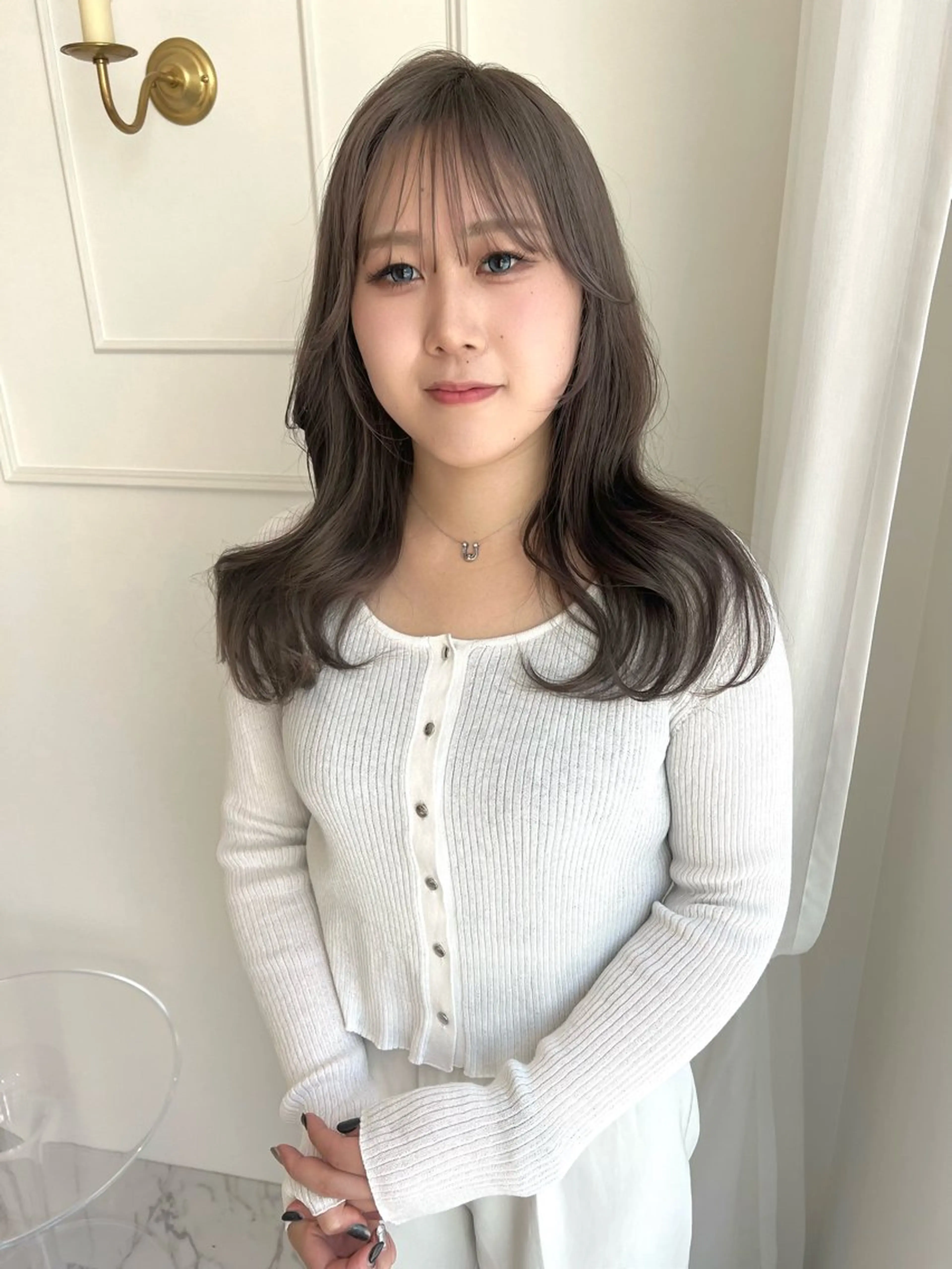 ロング ParveMix 佐々木梨紗🤍のヘアスタイル