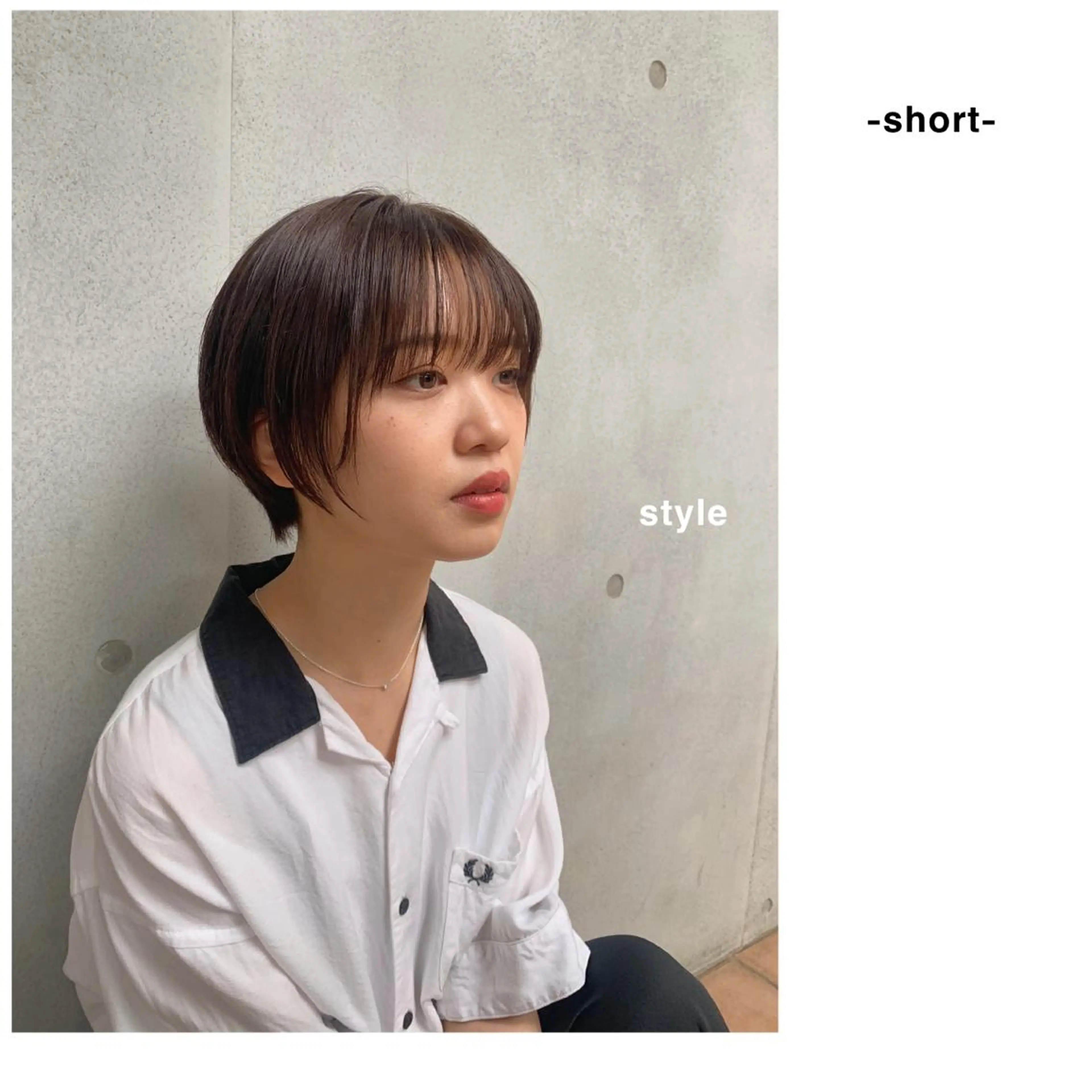 ショート ショートヘア loka所属・山本 晶大のヘアスタイル