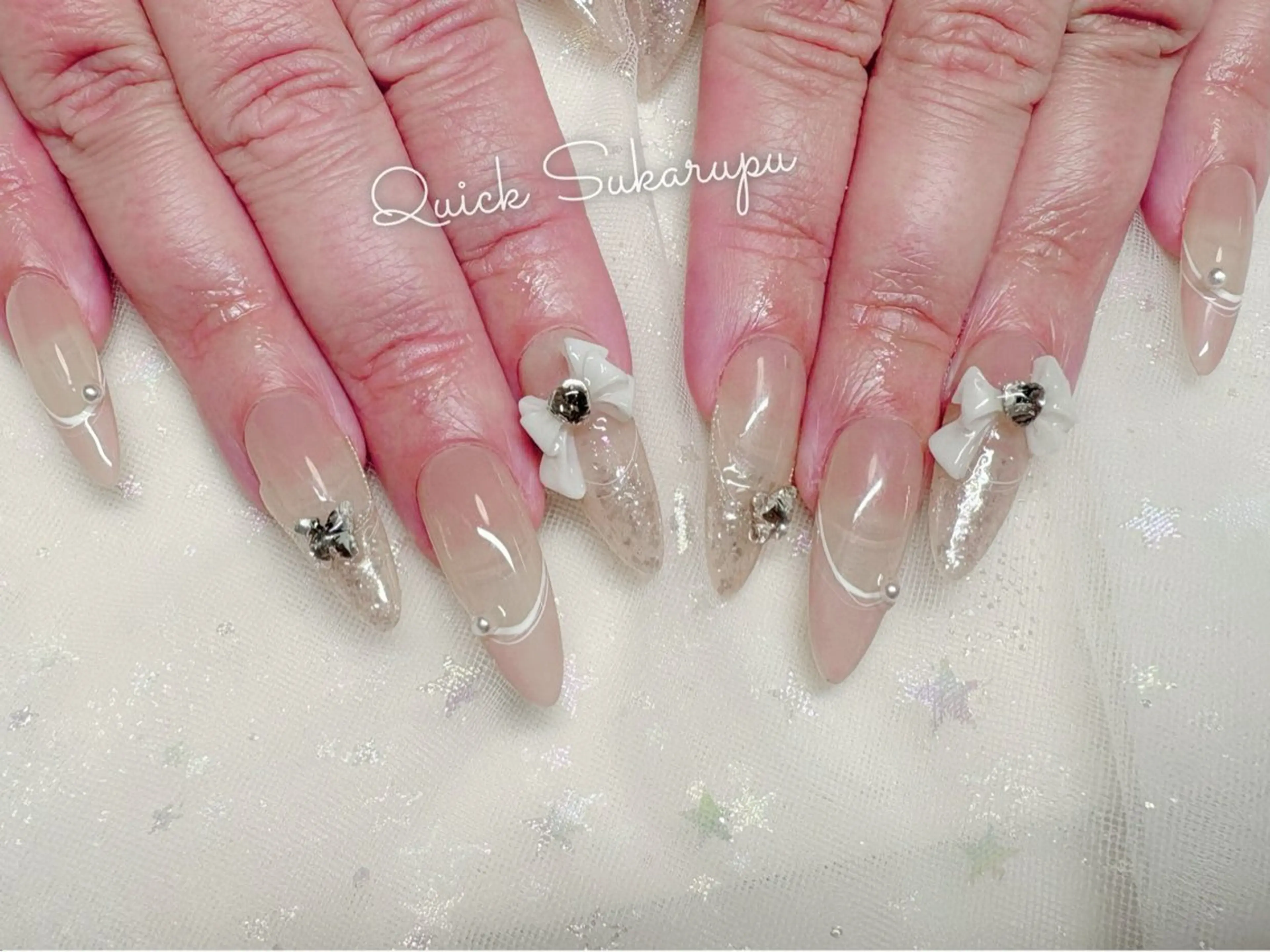 ネイル ハンドネイル Quick Sukarupu 新宿店所属・澤田 あれのネイルデザイン