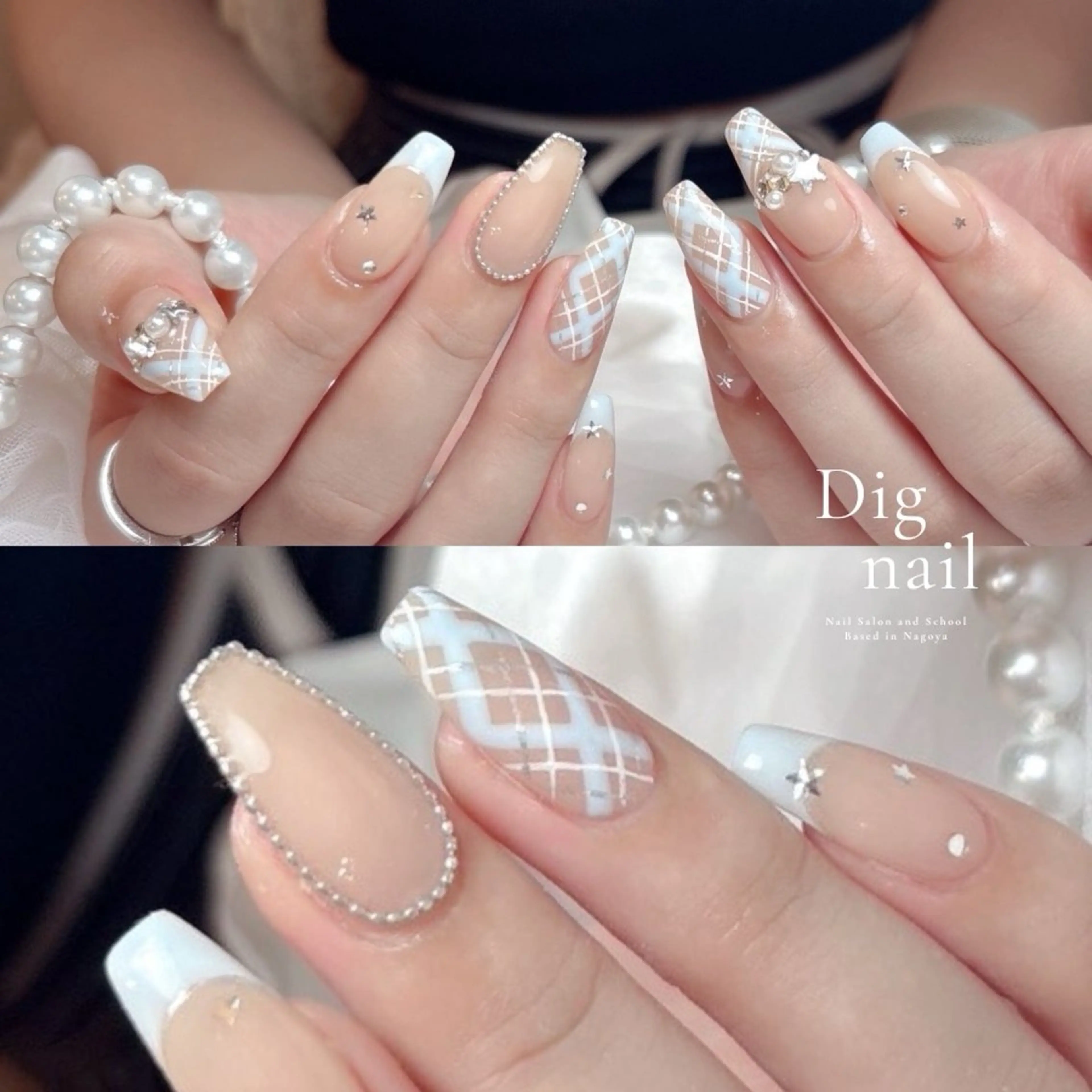 ネイル フットネイル フレンチネイル ジェルネイル ガーリー グラデーション ハンドネイル DigNail Moeのネイルデザイン