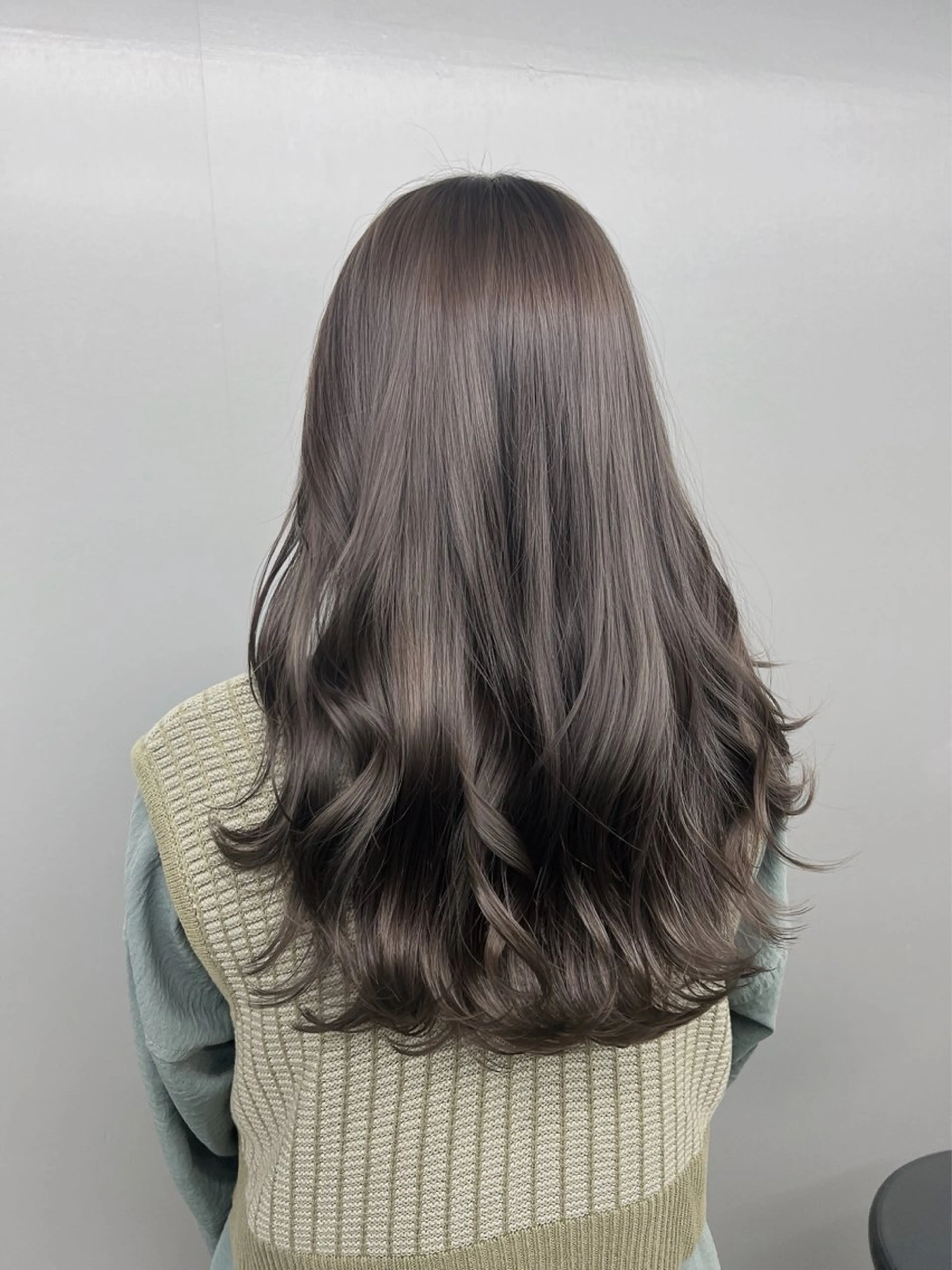 カラー ヘアカラー トリートメント ヘッドスパ ヘアセット 透明感/グレージュ/ ベージュ/るな🪽のヘアスタイル