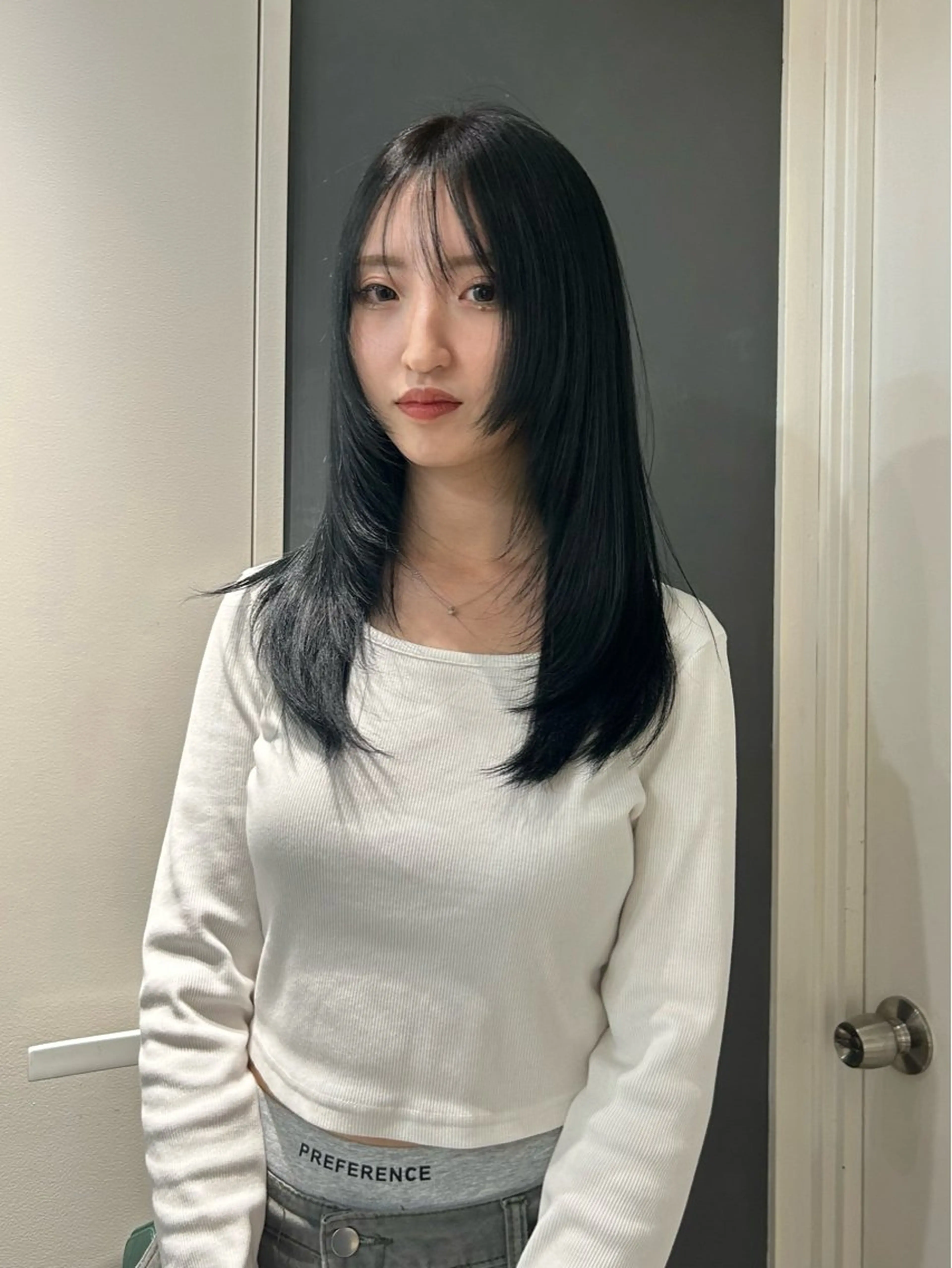 セミロング ヘアカラー トリートメント cien 【堀江】 eriのヘアスタイル