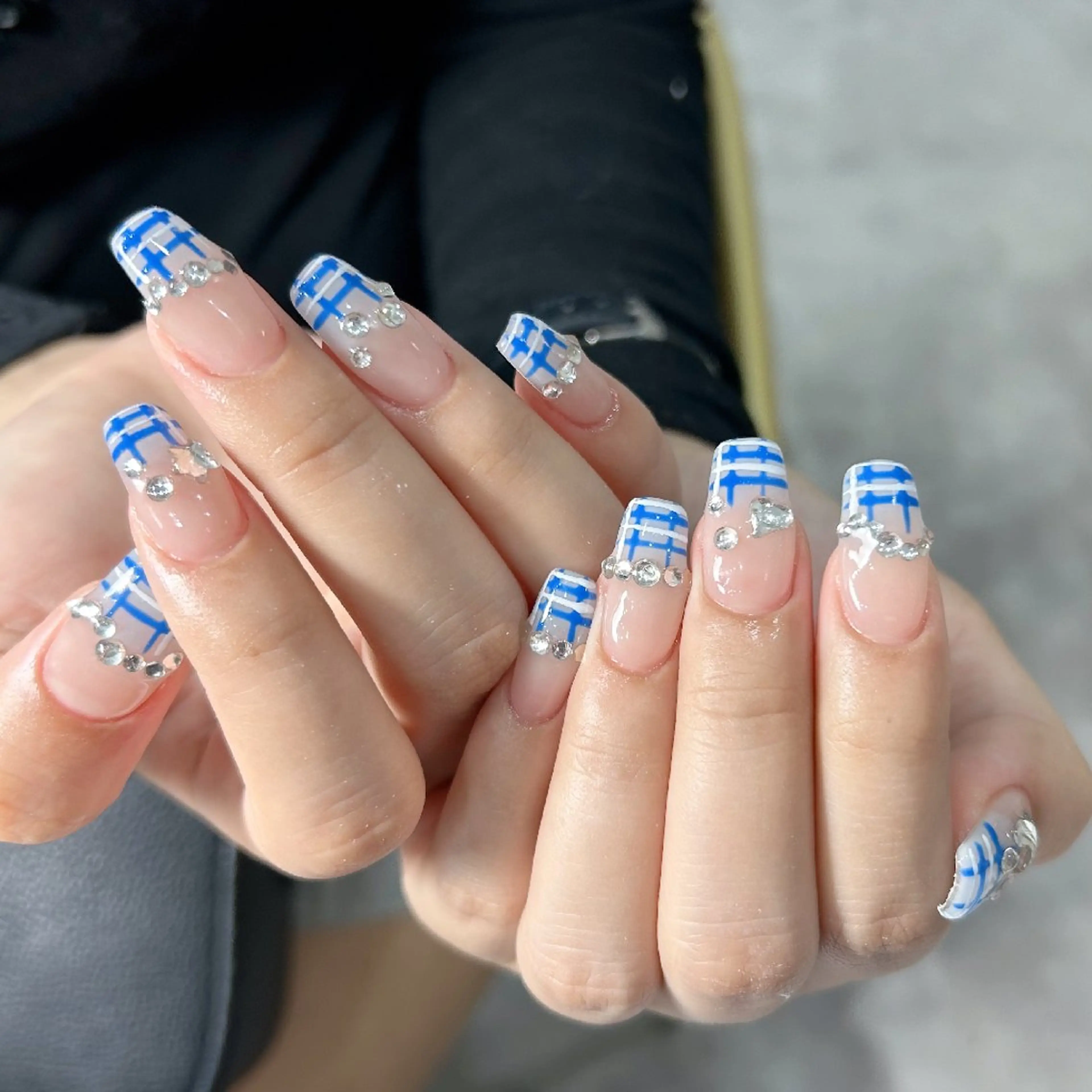 ネイル 長さ出し 持ち込み ネイルチップ UM Nail Salonのネイルデザイン