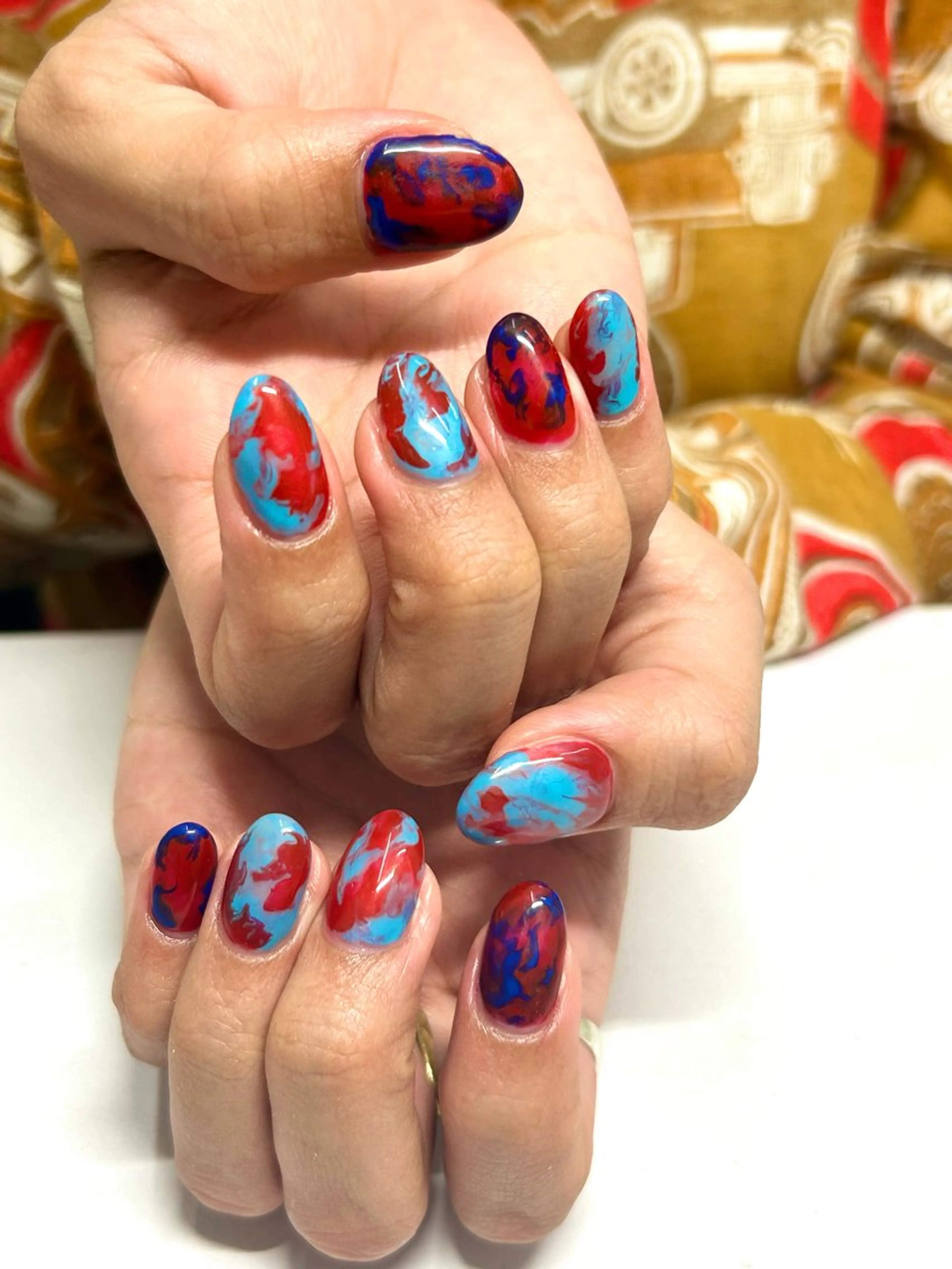 ネイル ハンドネイル プライベートネイルサロンone nail所属・one nail 【カラフル/個性派】のネイルデザイン