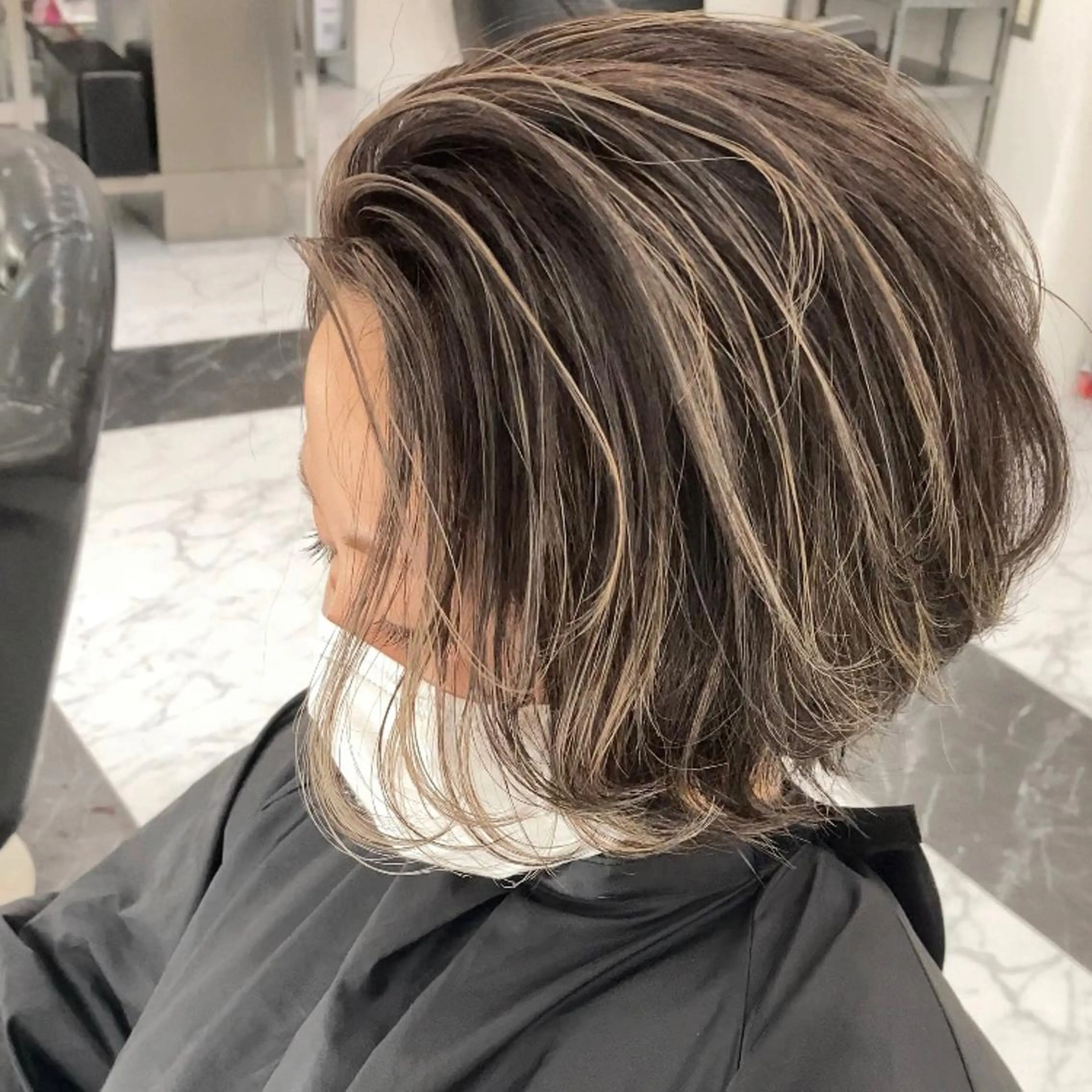 ミディアム カラー パーマ ヘアアレンジ メンズ キッズ ネイル マツエク・マツパ メンズハイライト メンズインナーカラー ハイライトカラー インナーカラー ハイライト waku岡崎店所属・圧倒的なクォリティ✨ waku 岡崎店のヘアスタイル