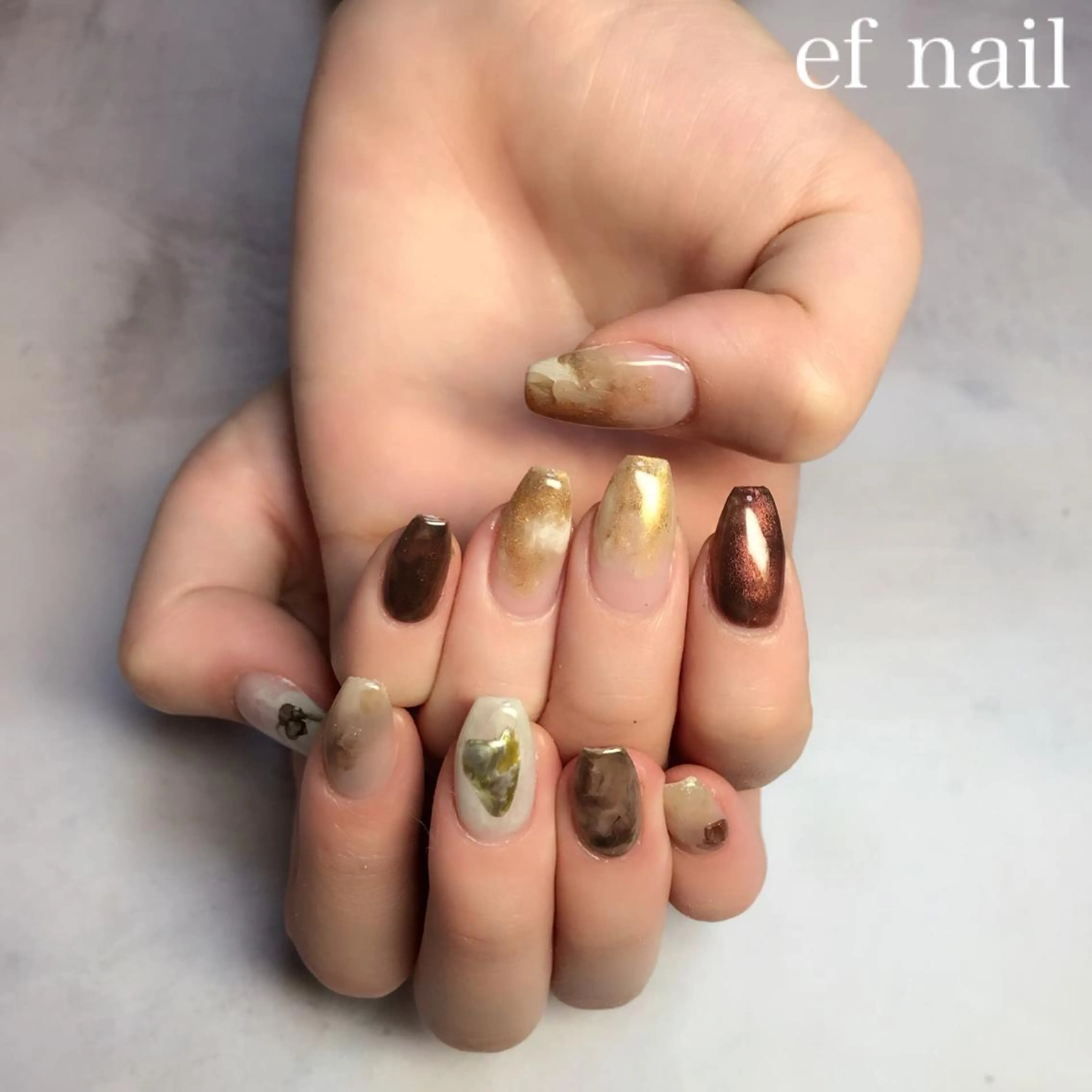 ネイル ハンドネイル ef nailのネイルデザイン