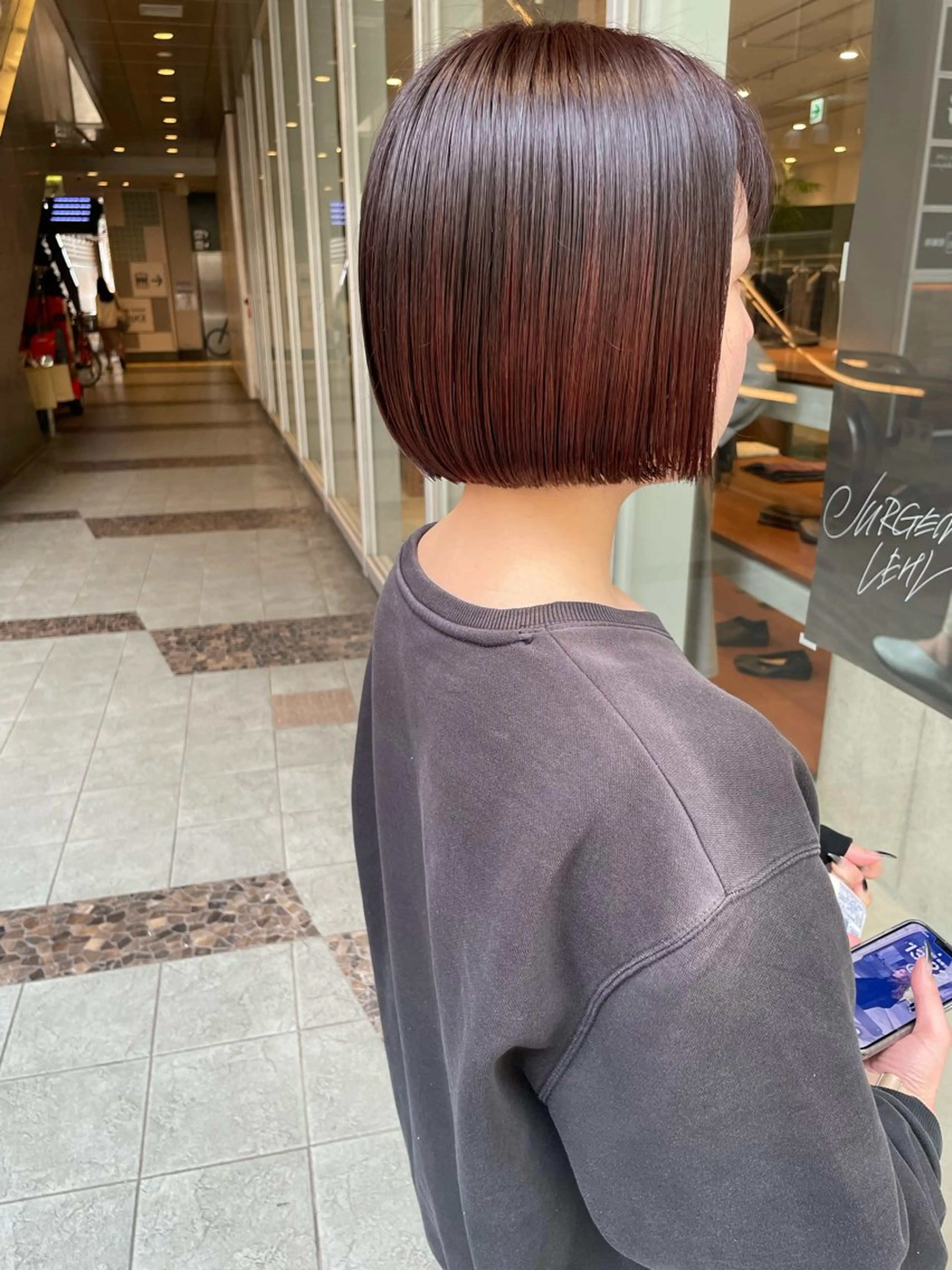 ショート カラー カット ヘアカラー トリートメント 髪質改善will hairdesignのヘアスタイル