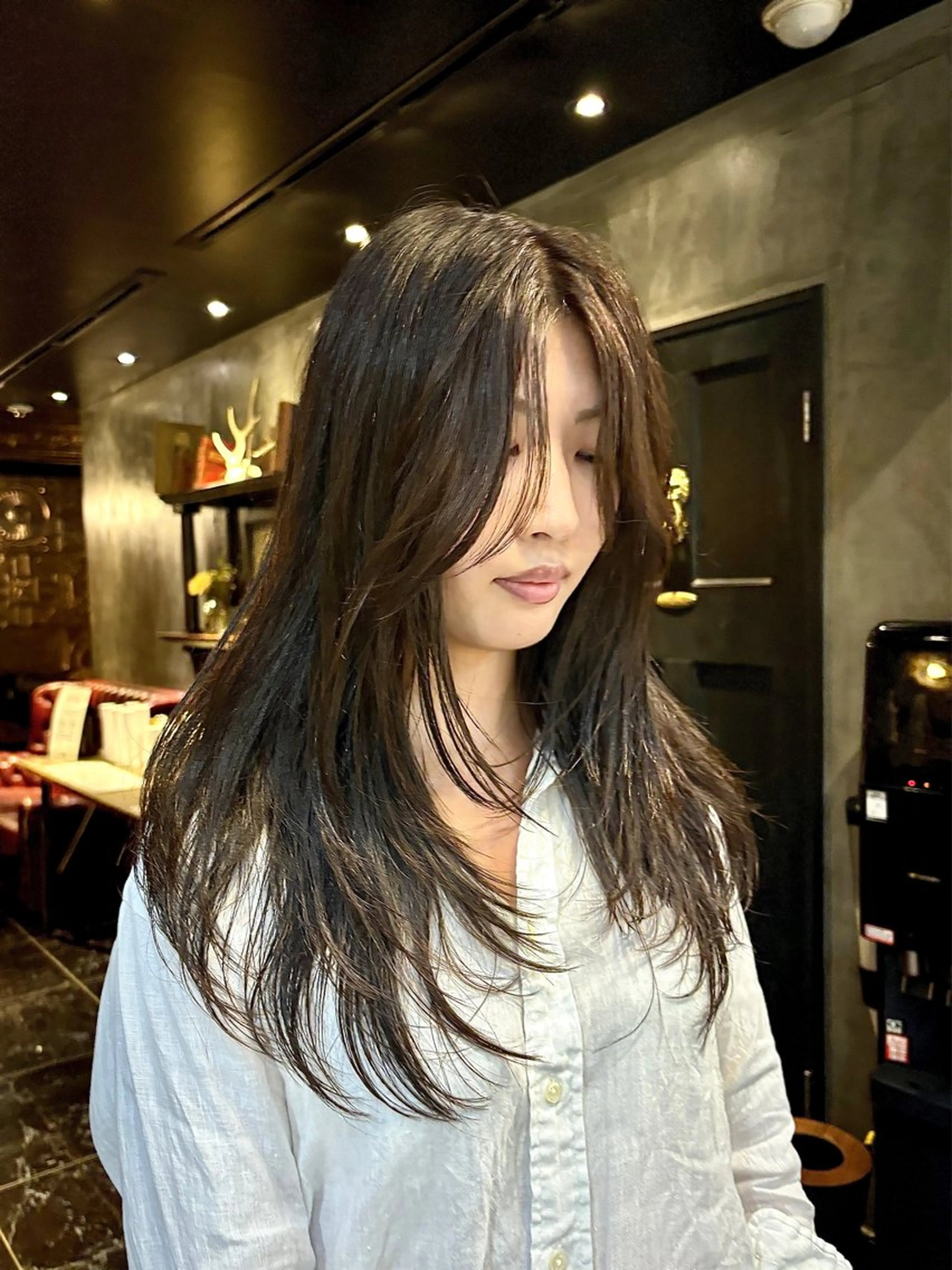 ロング カラー カット ヘアカラー トリートメント 【当日OK◉】レ イヤー/透明感カラーのヘアスタイル