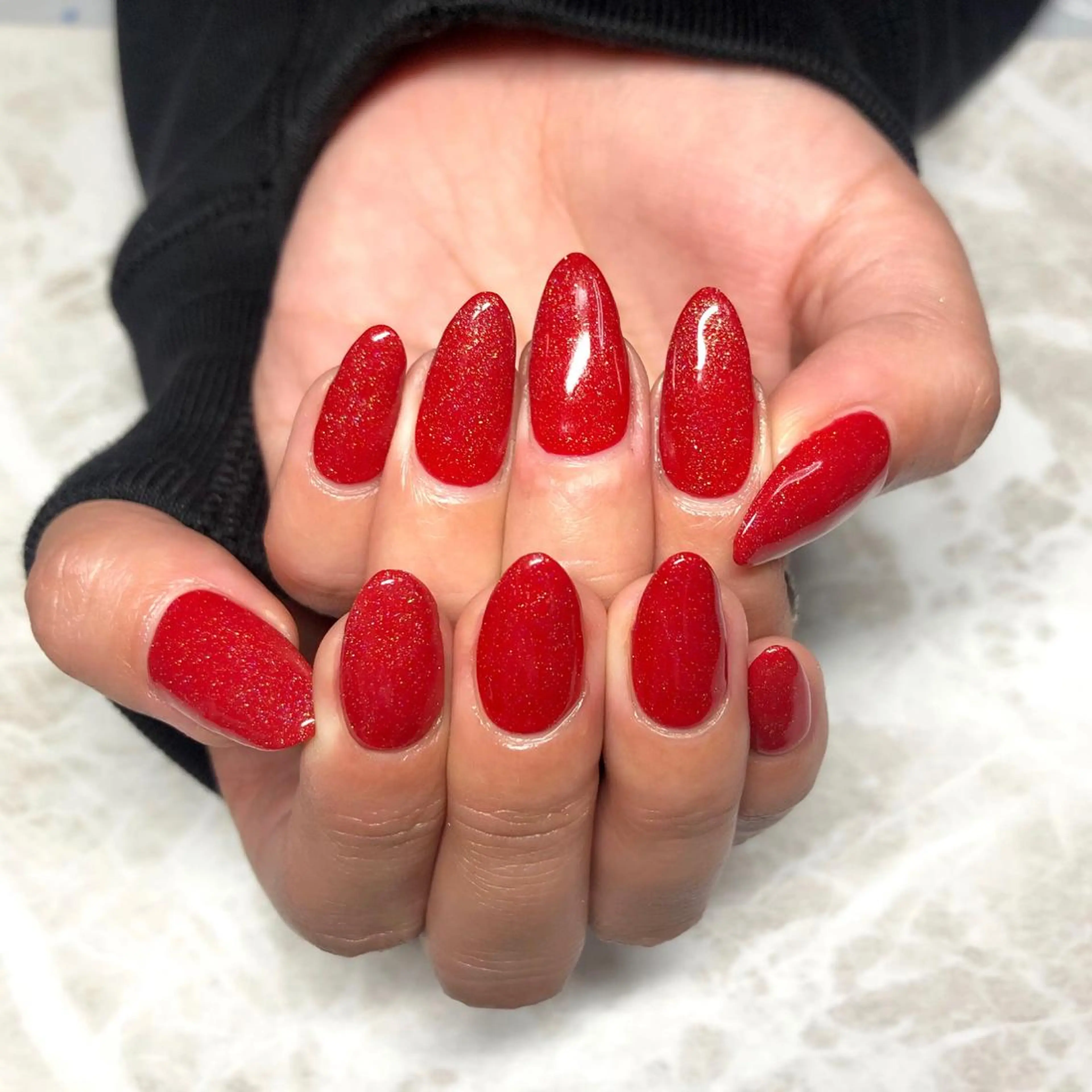 ネイル ラメ(グリッター) ハンドネイル luana nailのネイルデザイン