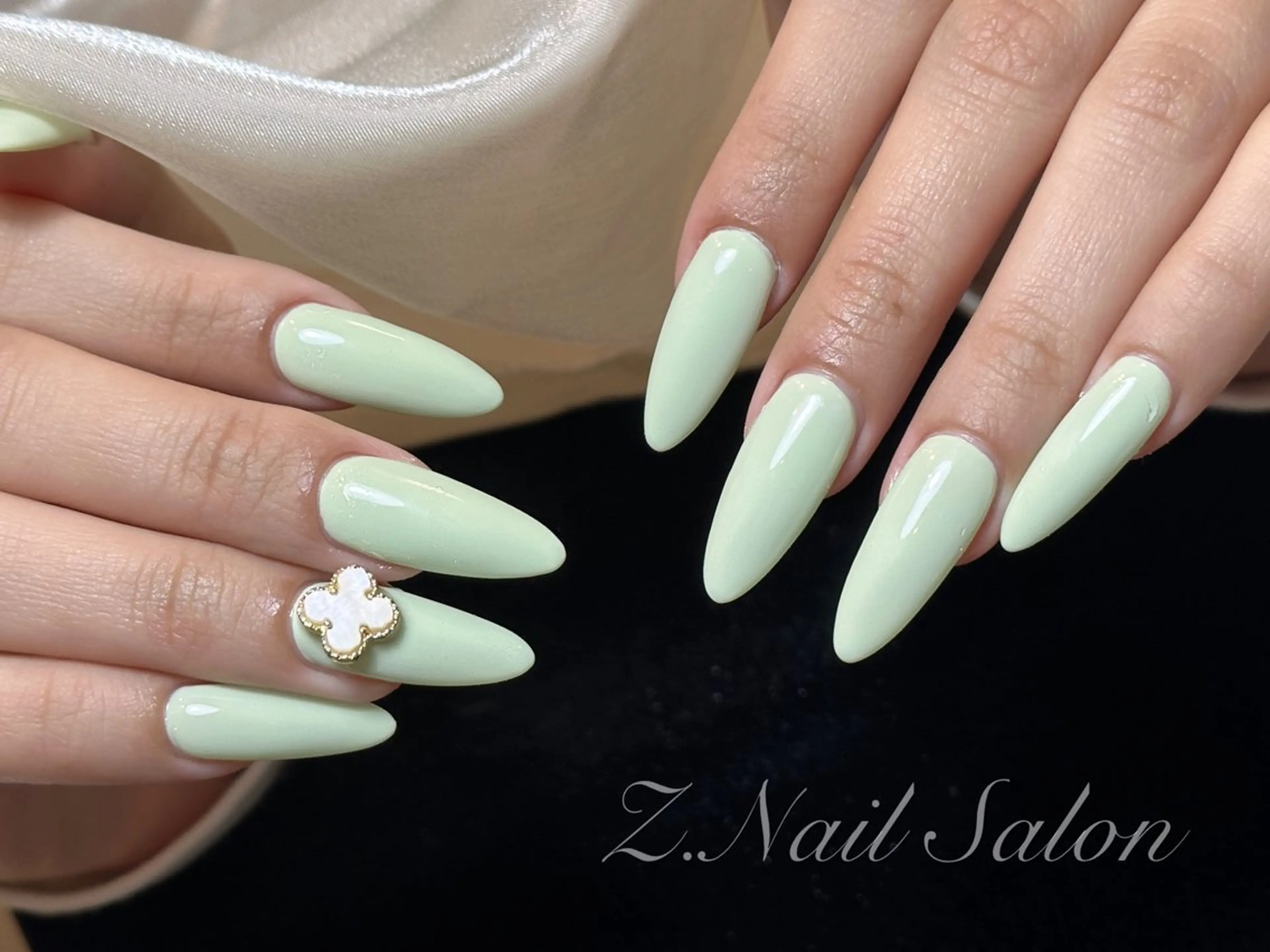 ネイル 韓国ネイル 持ち込み スカルプネイル シンプルネイル ワンホンネイル Z.Nail Salonのネイルデザイン