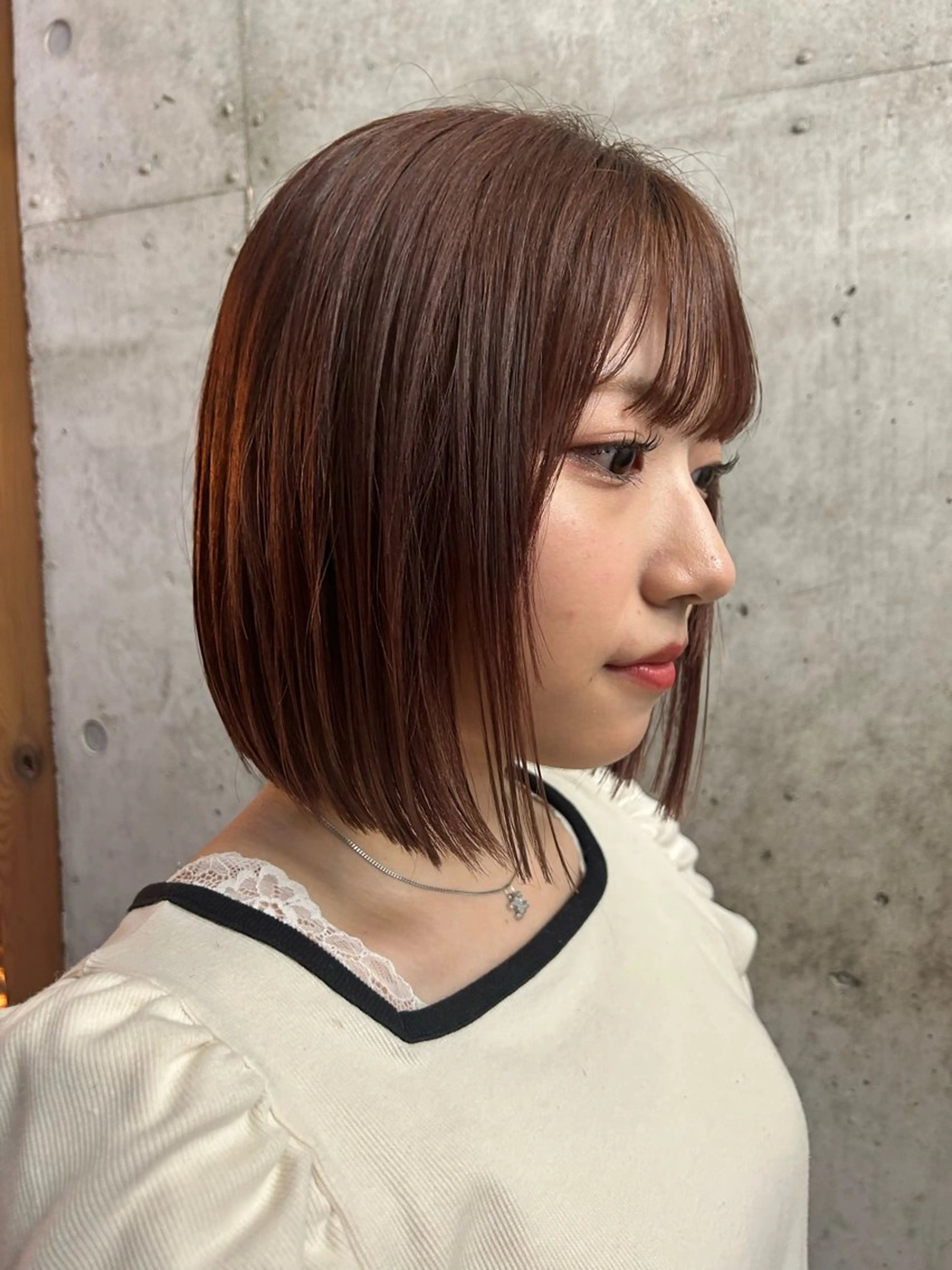 ミディアム カット トリートメント 🎨デザイン🥇 美髪・艶髪　日暮千敬のヘアスタイル
