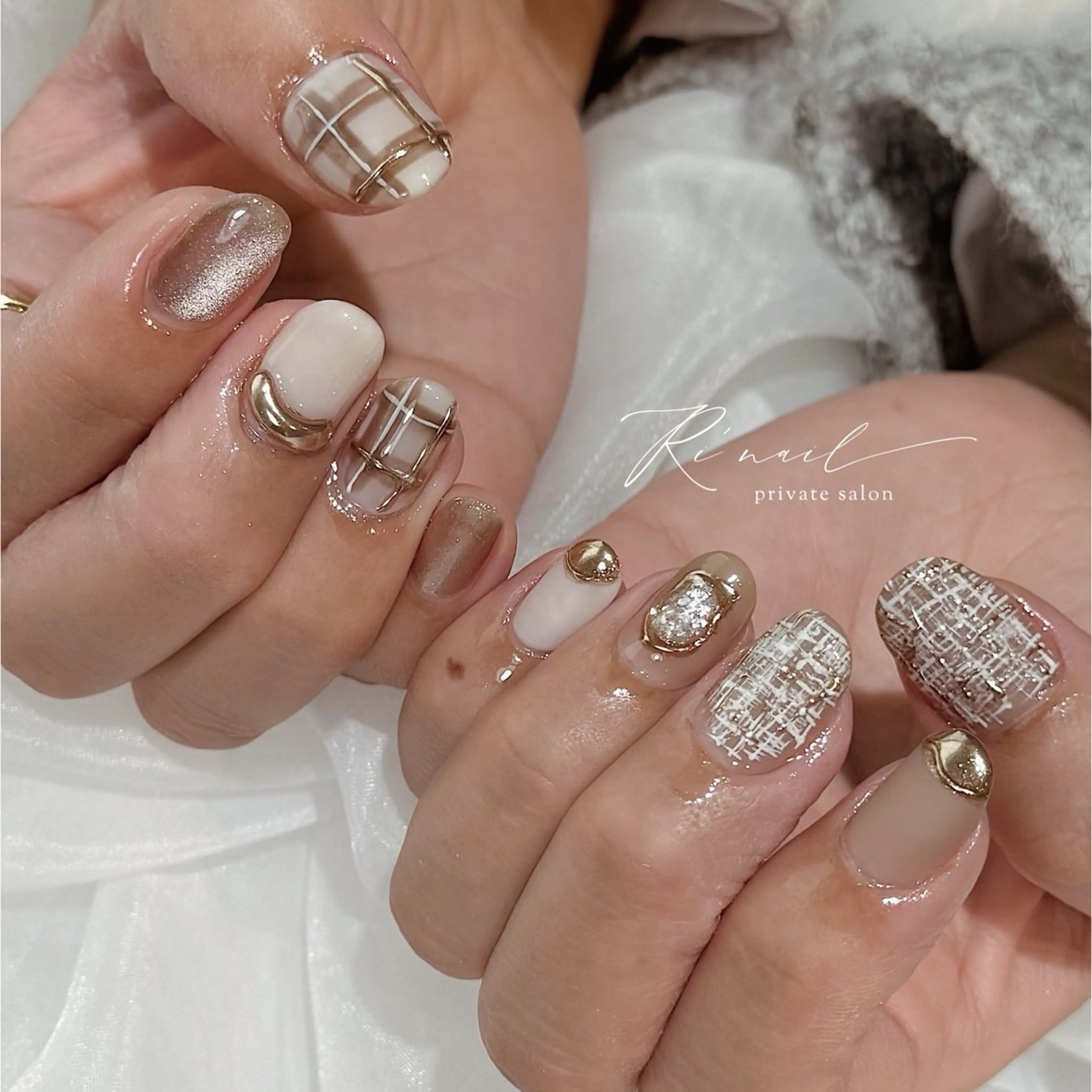 ネイル ハンドネイル フットネイル ISHIWATA LINAのネイルデザイン