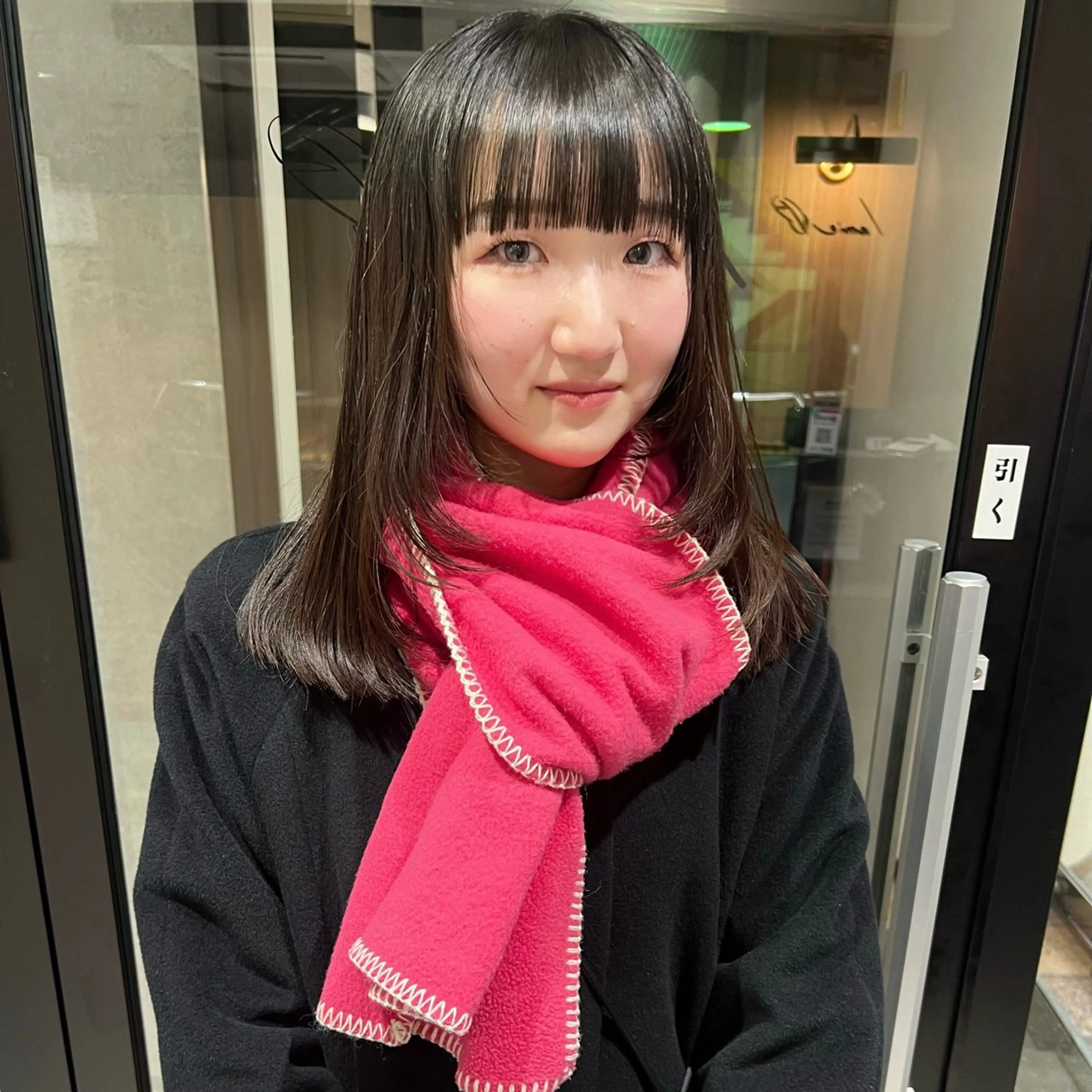 ロング 似合わせカット カット AI TOKYO　S所属・mizuki 【韓国レイヤー】のヘアスタイル