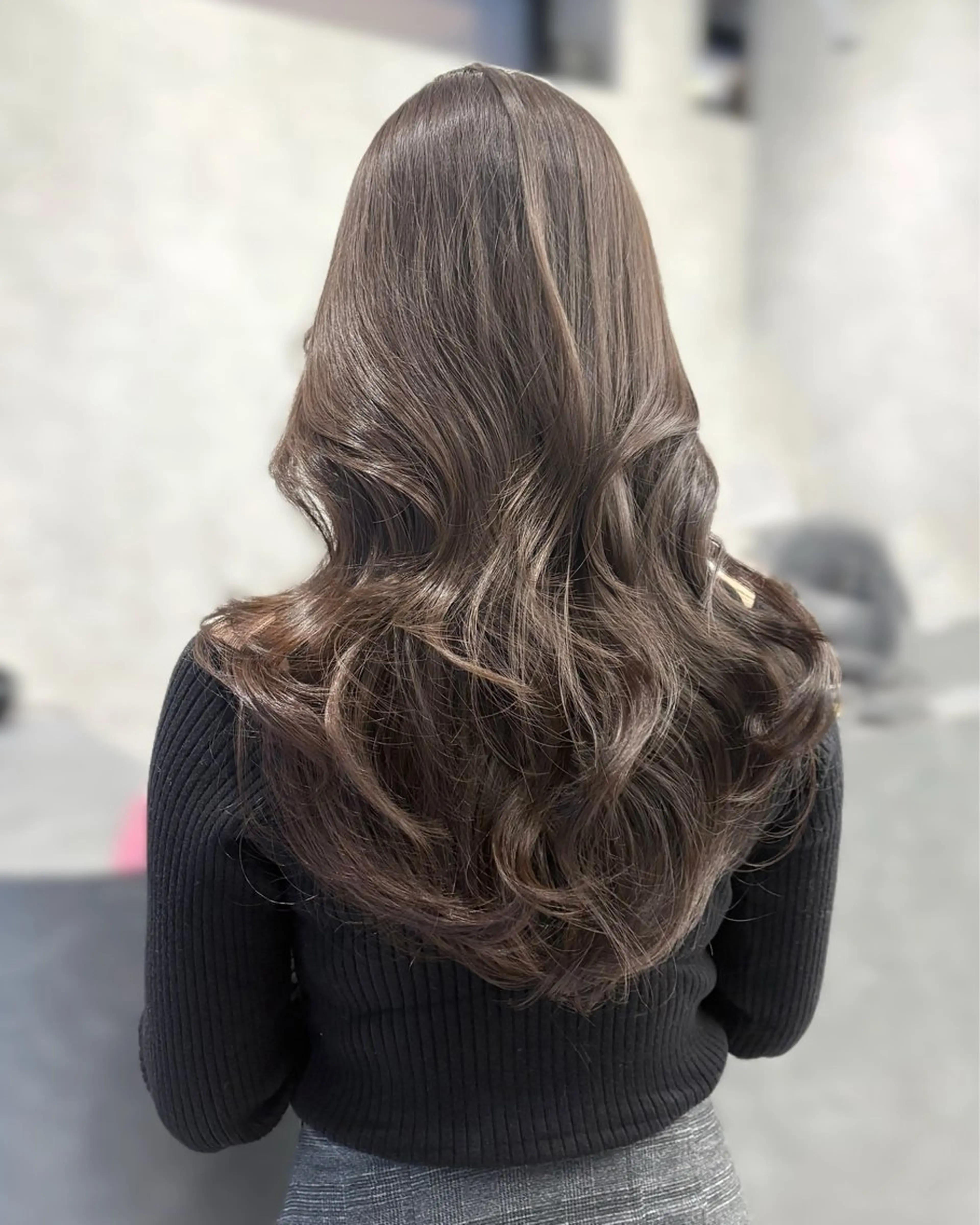 ロング 京都レイヤーカット うえひのヘアスタイル