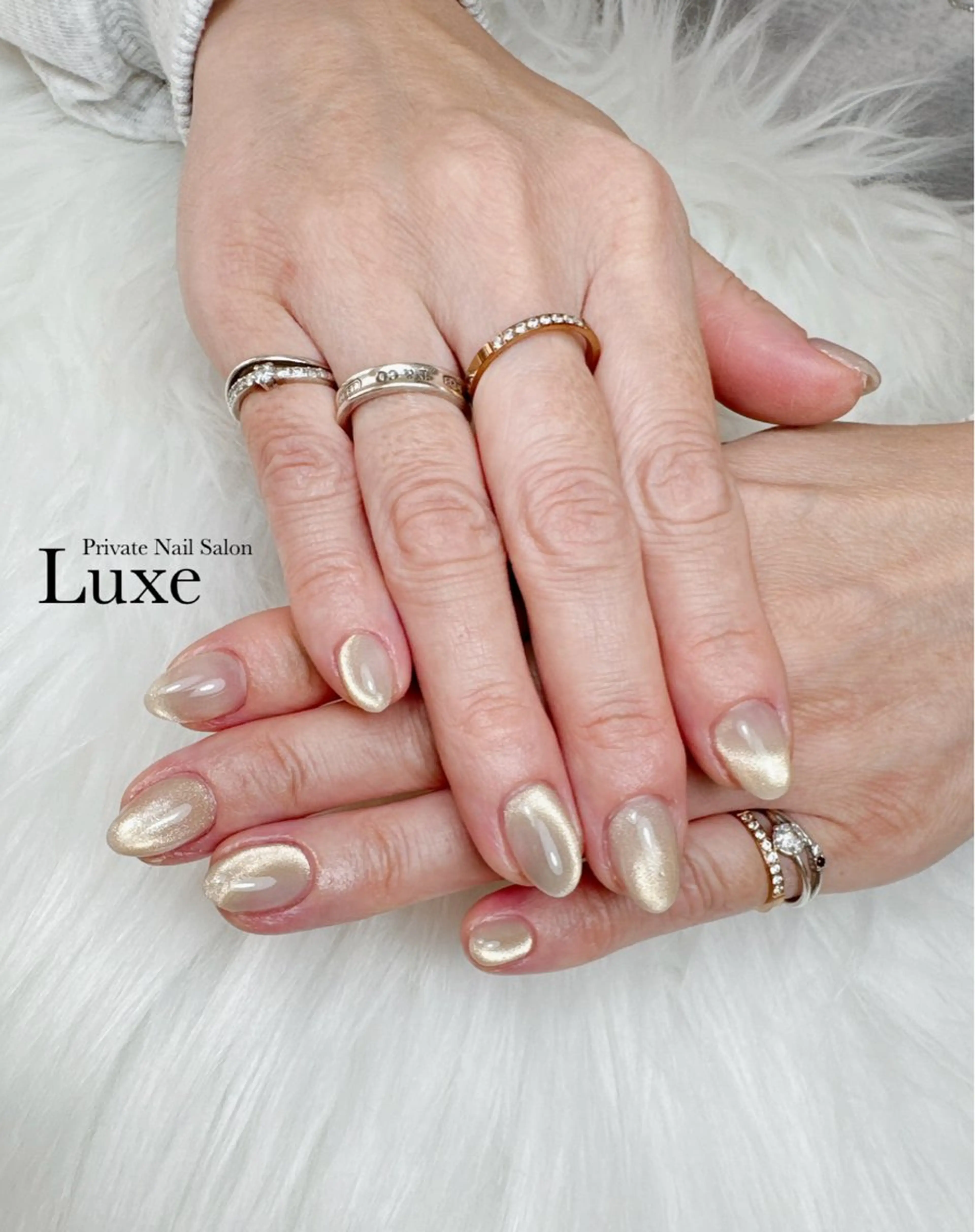 ネイル マグネットネイル Nailsalon   Luxe所属・nail salon Luxe【リュクス】のネイルデザイン