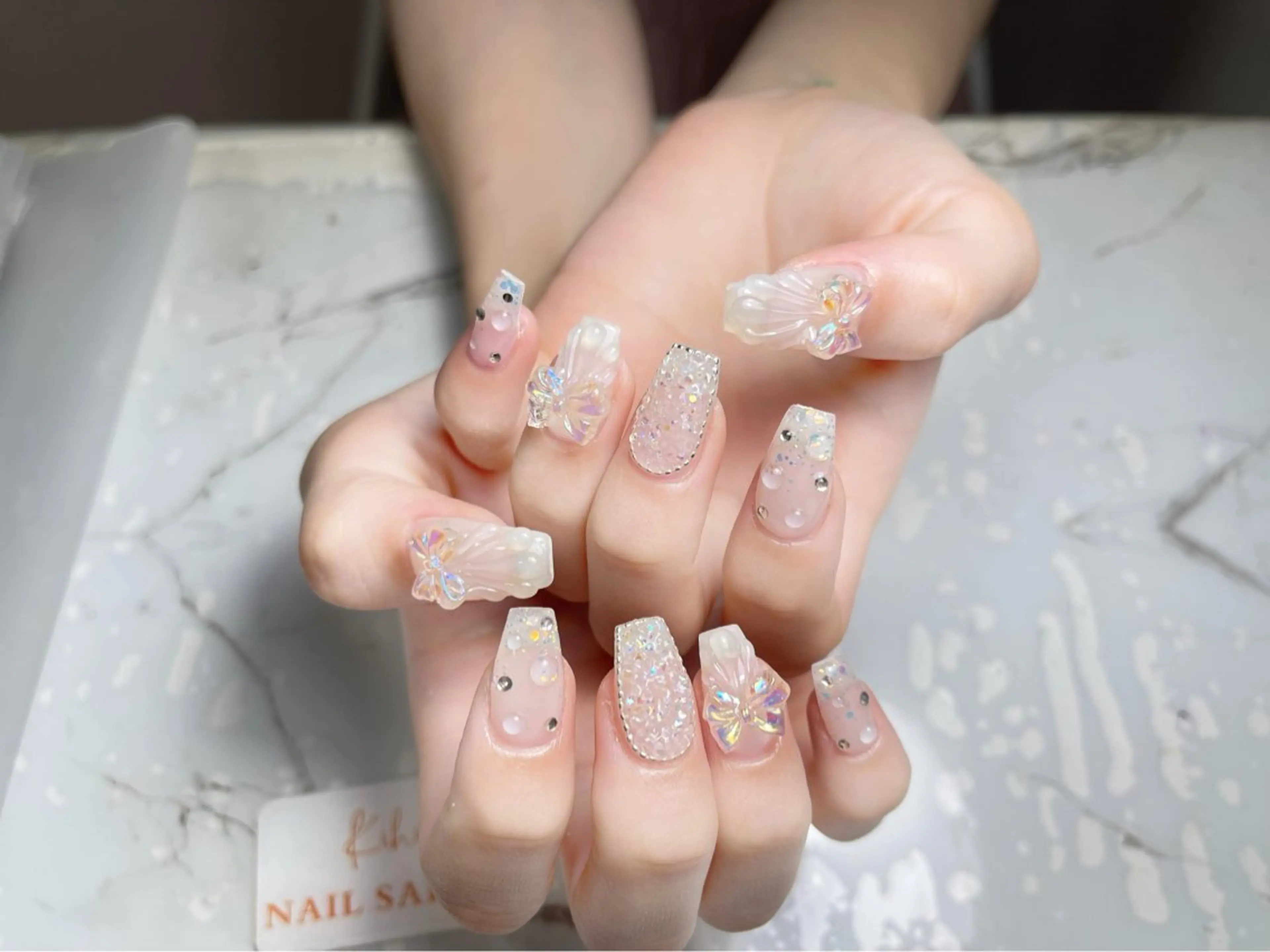 ネイル アートネイル フレンチネイル ジェルネイル グラデーション 韓国ネイル ハンドネイル ハンドケア Nail Salon Kihi さくらのネイルデザイン