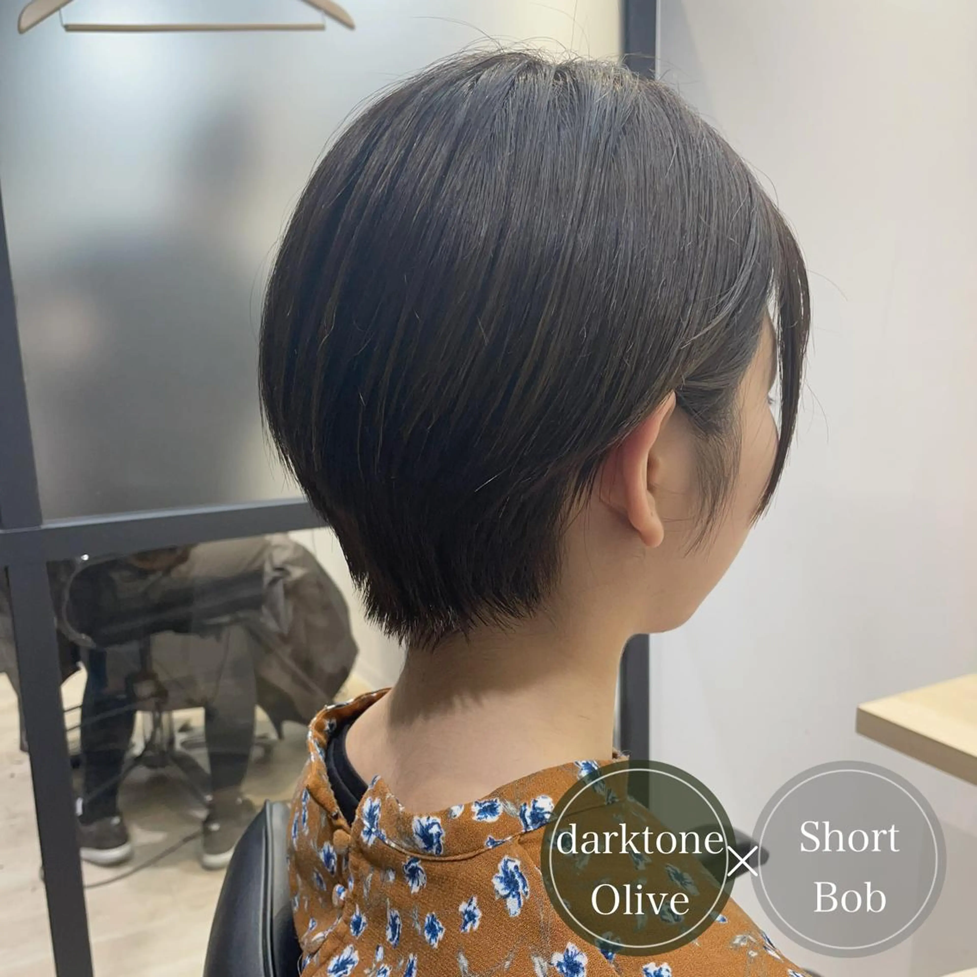 ショート カラー ブリーチ イヤリングカラー インナーカラー くせ毛 似合わせカット カット ヘアカラー トリートメント ショート・ボブ💫 シブヤトモヒロのヘアスタイル
