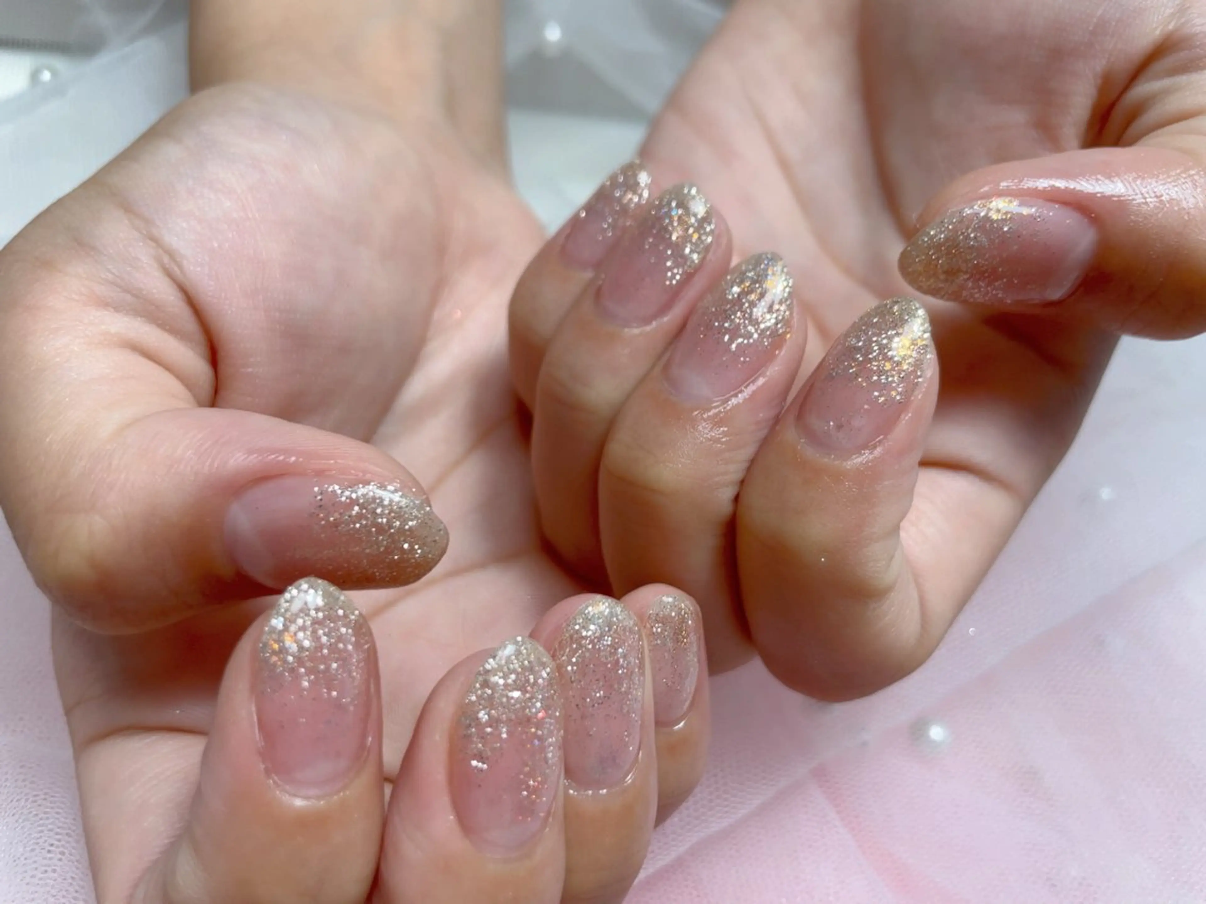 ネイル フレンチネイル マグネットネイル ニュアンスネイル オフィスネイル ワンカラーネイル ハンドネイル Mnail _KKのネイルデザイン